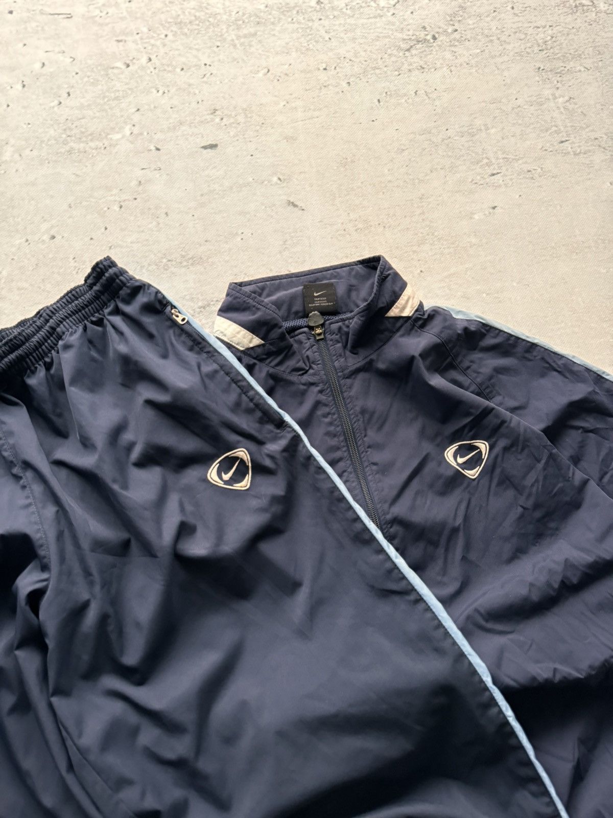 Nike × Vintage NIKE VINTAGE OVERSIZE DRIL TRACK SUIT Y2k Size US L / EU 52-54 / 3 - 4 Thumbnail
