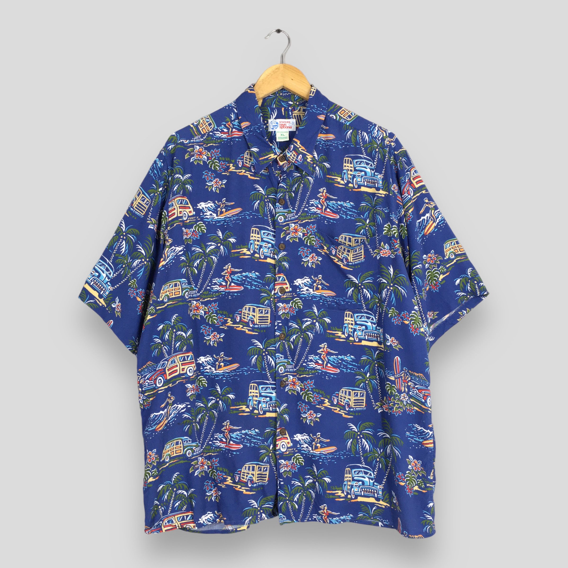 IOLANI × Reyn Spooner Vintage Hawaii Reyn Spooner Beach Party Aloha Shirt XLarge Size US XL / EU 56 / 4 - 1 Thumbnail