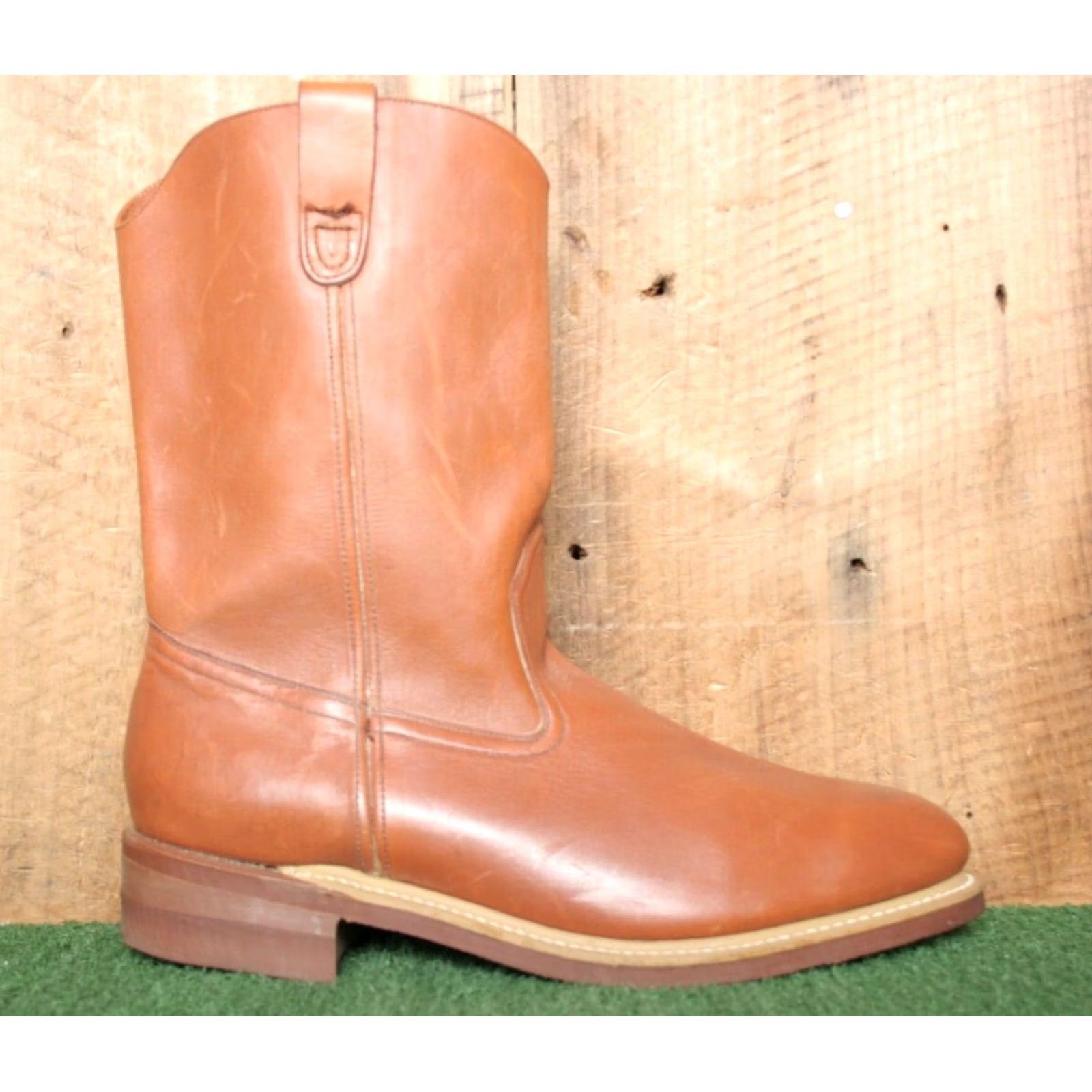 Vintage VINTAGE PROTECTOR Leather 10" Western Work Boots Sz. 9D Steel Toe Brown Men Size US 9 / EU 42 - 2 Thumbnail