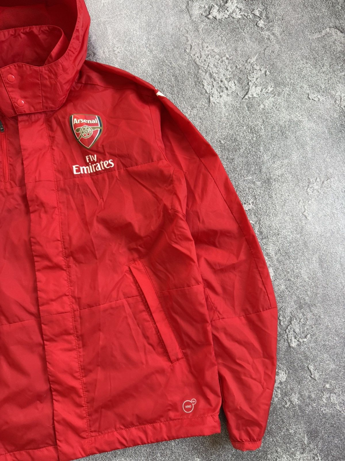 Puma Puma Arsenal 35 Mudryk jacket windbreaker light hooded zip Size US S / EU 44-46 / 1 - 4 Thumbnail