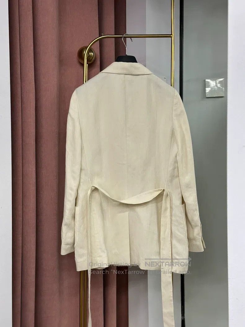 Brunello Cucinelli Brunello Cucinelli Beige Suit Jacket Size S / US 4 / IT 40 - 4 Thumbnail