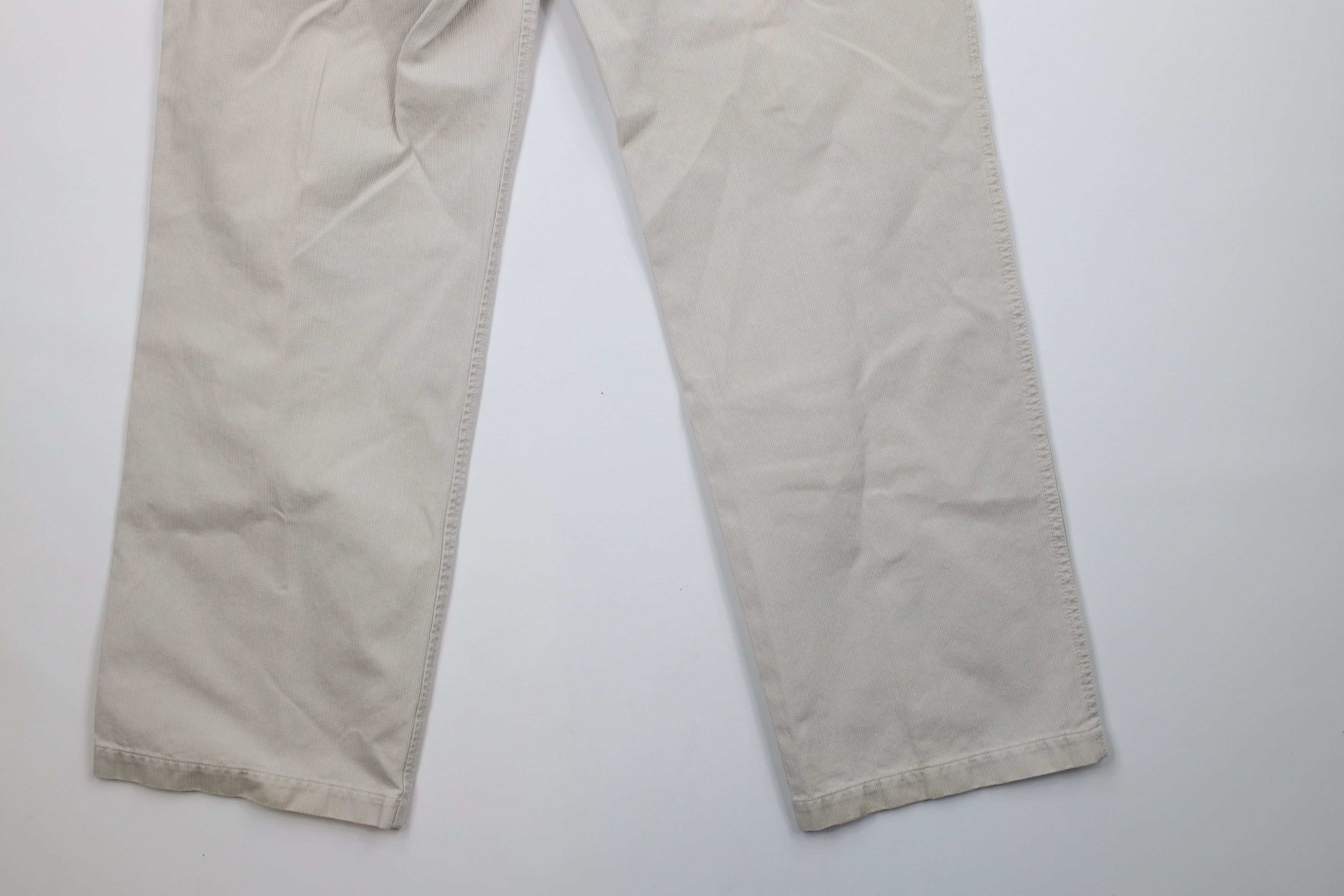 Gap × Vintage Vintage Gap Loose Fit Wide Leg Striped Chino Pants Beige Size US 32 / EU 48 - 11 Thumbnail