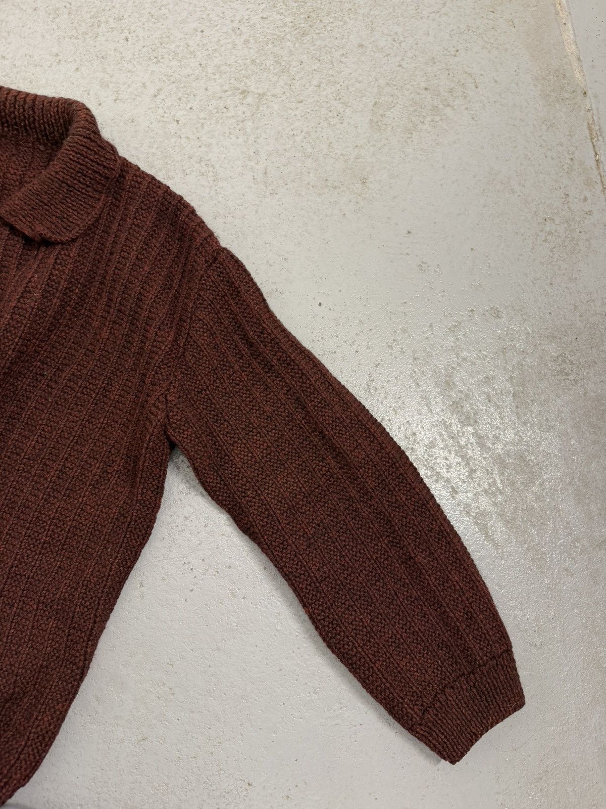 Vintage True Vintage 60s Dense Knitted Eclair Zip Sweater Size US L / EU 52-54 / 3 - 6 Thumbnail