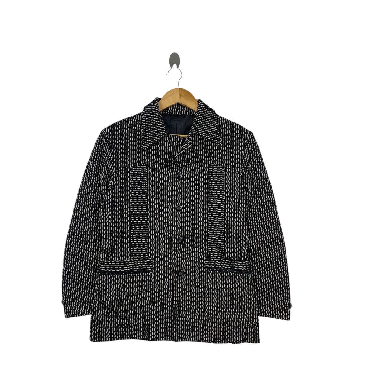 Vintage Vintage RUBIN KOYO CLOTHING Houndstooth Pattern Coat Blazer Size S / US 4 / IT 40 - 3 Thumbnail