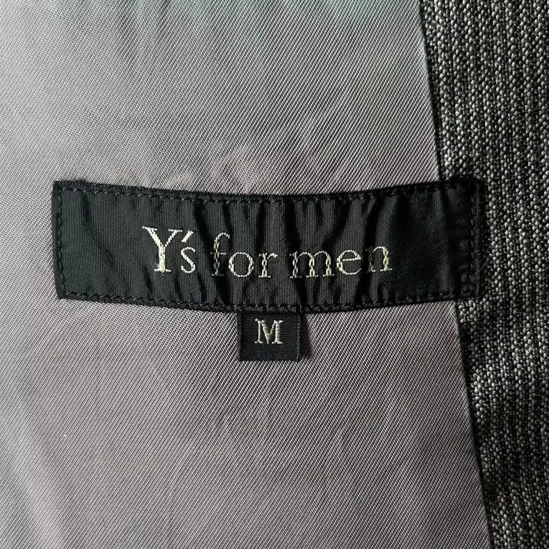 Yohji Yamamoto Yohji Yamamoto size m 90s black and grey striped blazer 25 Size 36R - 8 Thumbnail