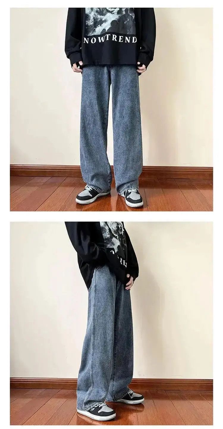 Japanese Brand Blue Color Straight Denim Baggy Pants y2k Size US 32 / EU 48 - 5 Thumbnail