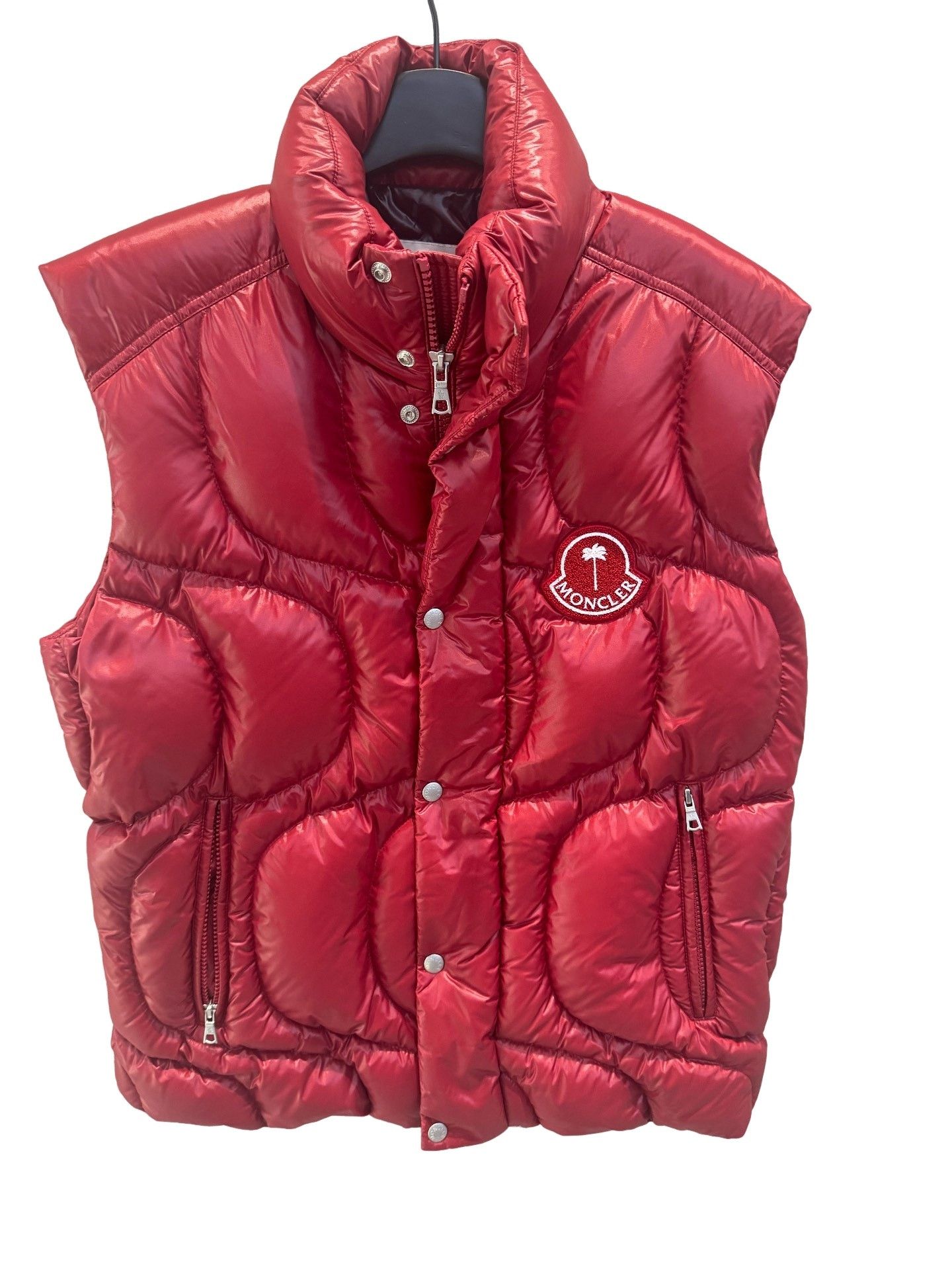 Moncler Moncler x Palm Angels Logo Vest Size S Size US S / EU 44-46 / 1 - 1 Thumbnail