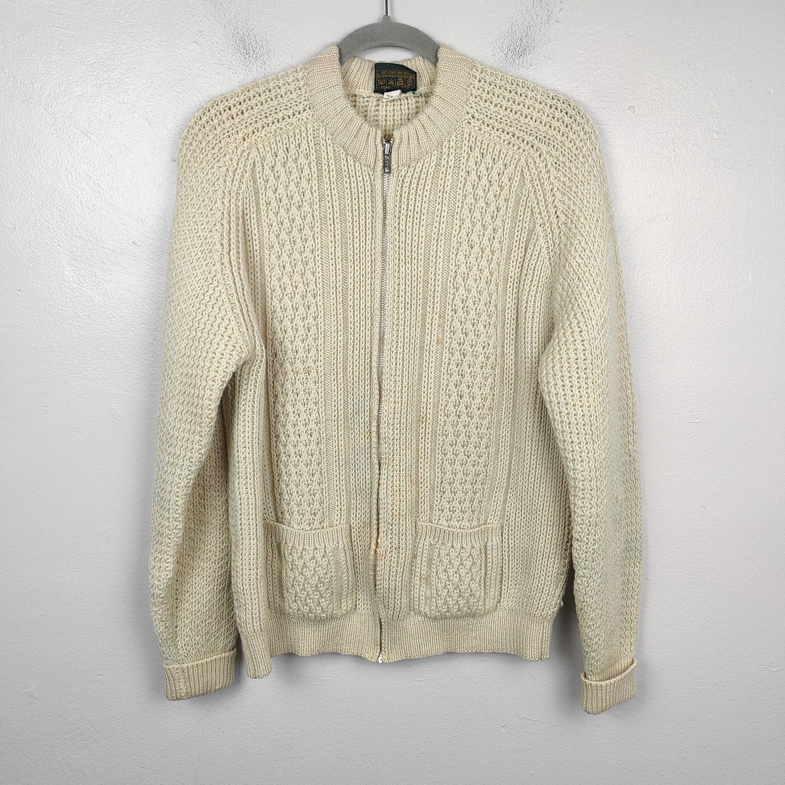 Other Vintage Felldale Fisherman Zip Up Sweater Mens 44" Large Size US L / EU 52-54 / 3 - 1 Thumbnail
