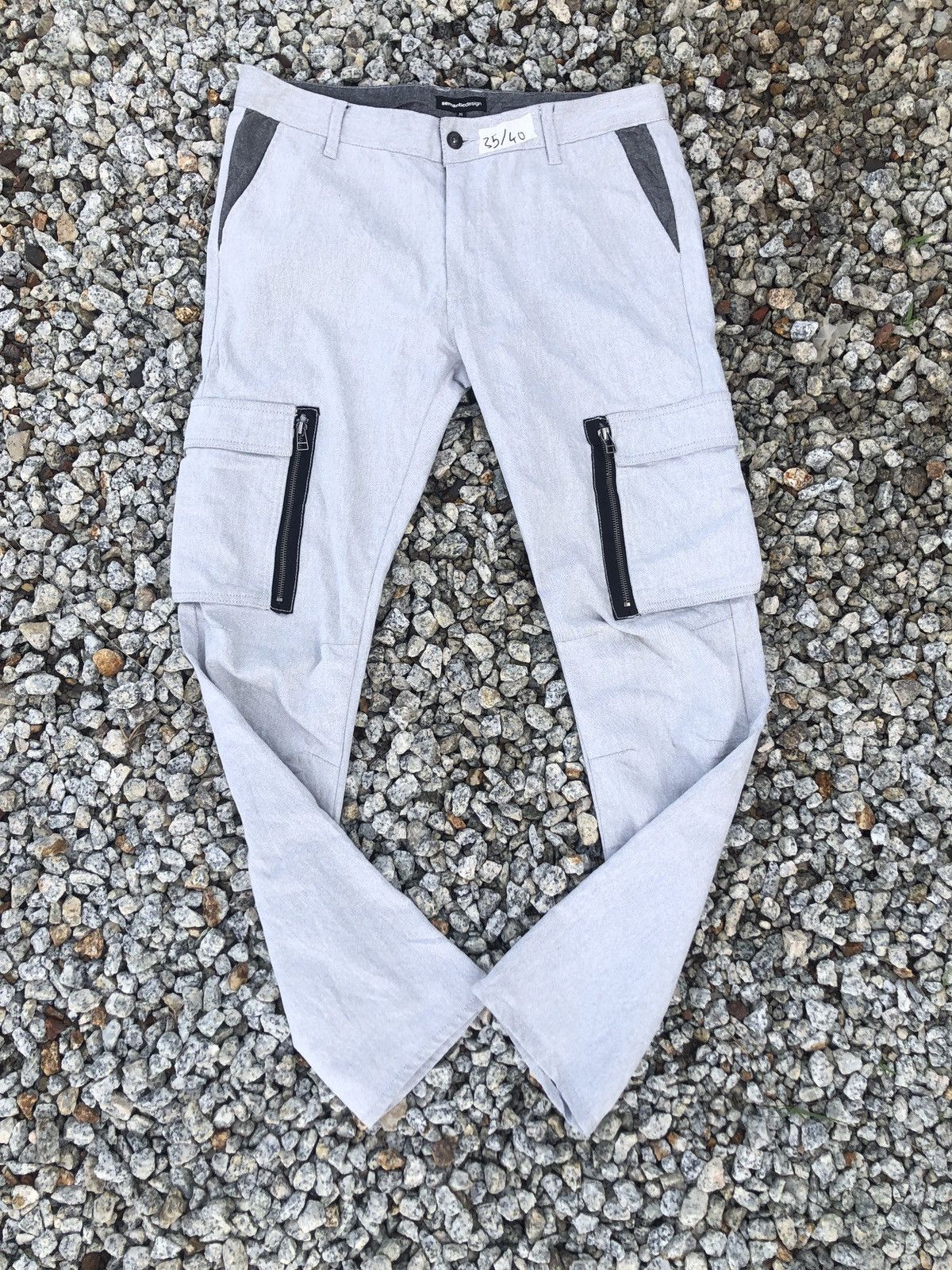 Japanese Brand Semantic Design Japanese Multipocket Ziper Tactical Pants Size US 35 - 2 Thumbnail