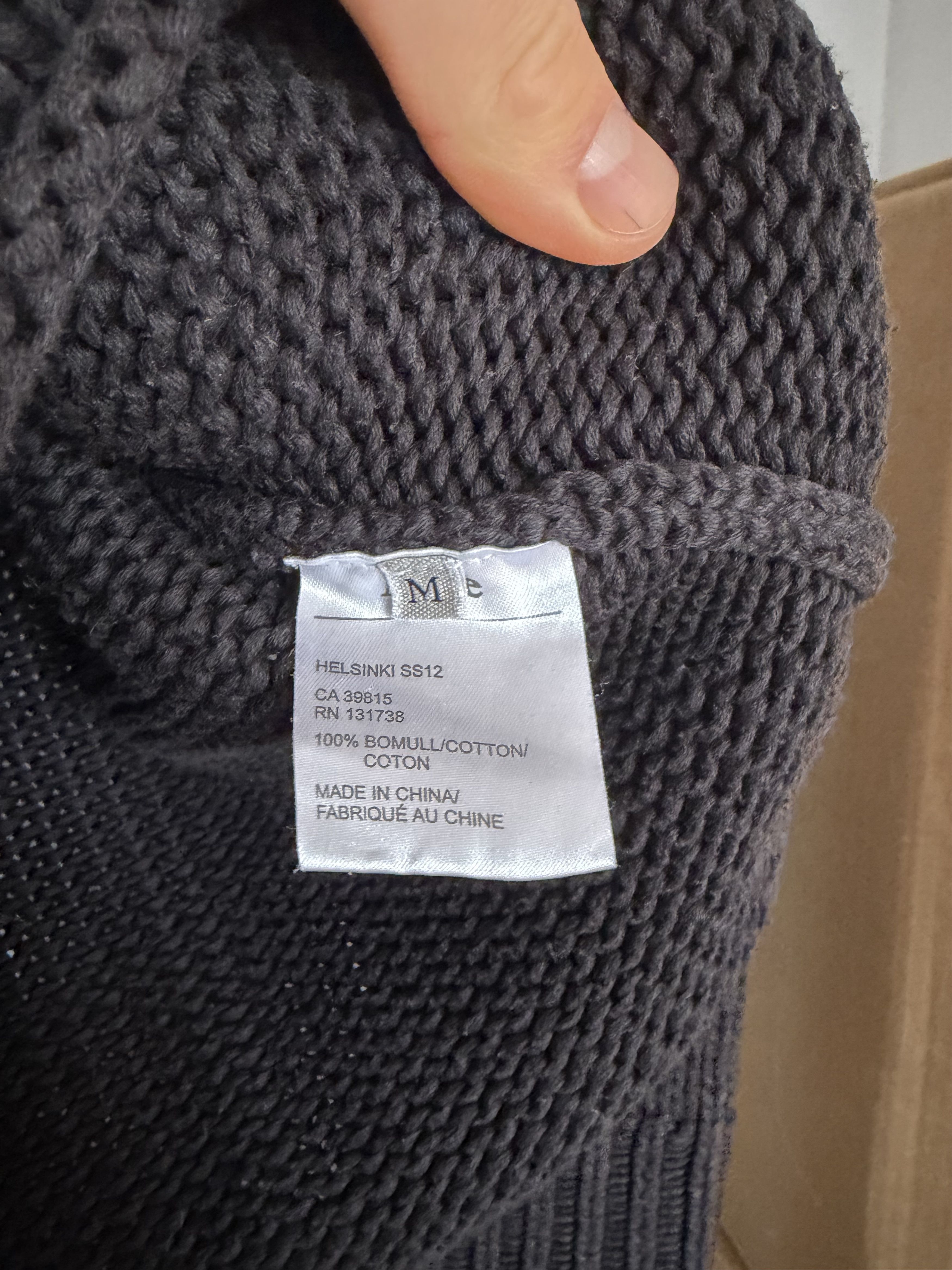 Acne Studios Archive Acne Helsinki SS12 heavy knit sweater Size US M / EU 48-50 / 2 - 4 Thumbnail