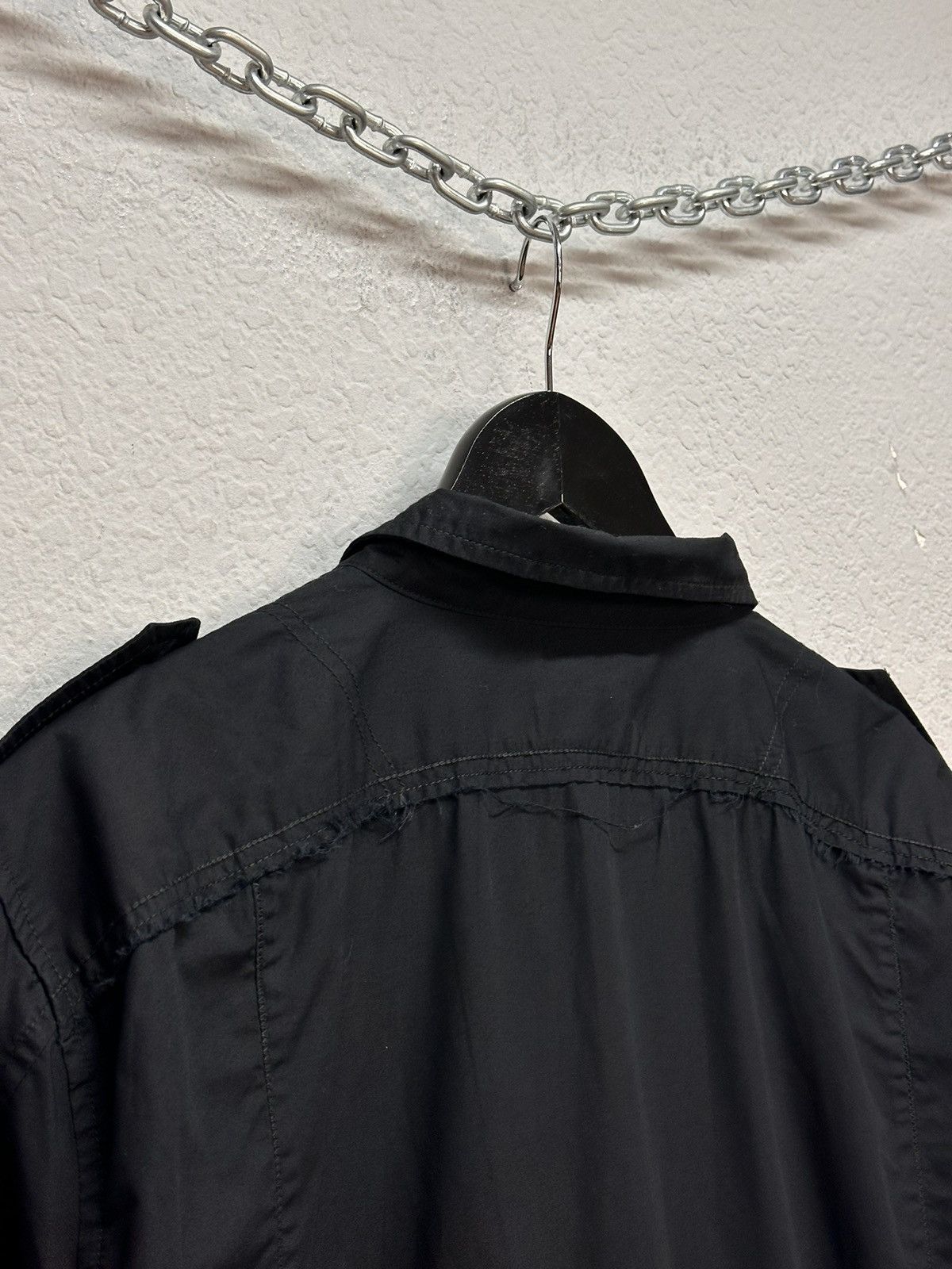 Diesel Vintage Metal Diesel Shirt Black Faded Junya Watanabe Y2K Size US L / EU 52-54 / 3 - 17 Thumbnail