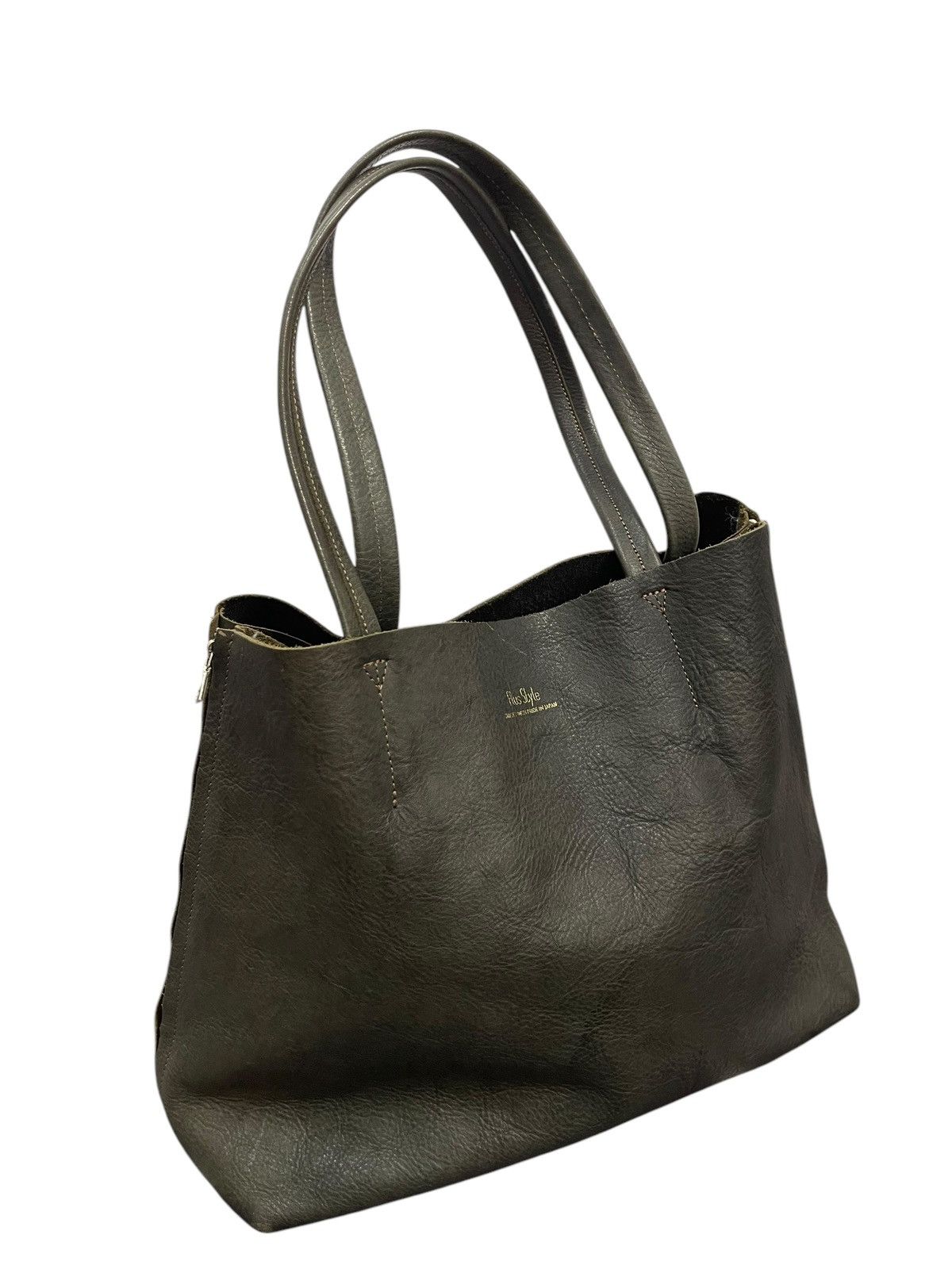 Genuine Leather Full Leather Plus Style Japan Tote Shoulder Bag 1🟩7 Size ONE SIZE - 6 Thumbnail