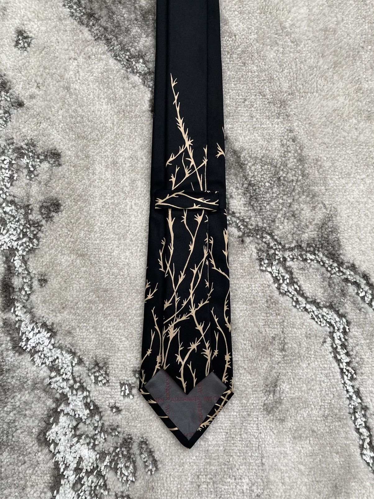 Alexander McQueen S/S 1996 “The Hunger” Silk Thorn Necktie Size ONE SIZE - 5 Thumbnail