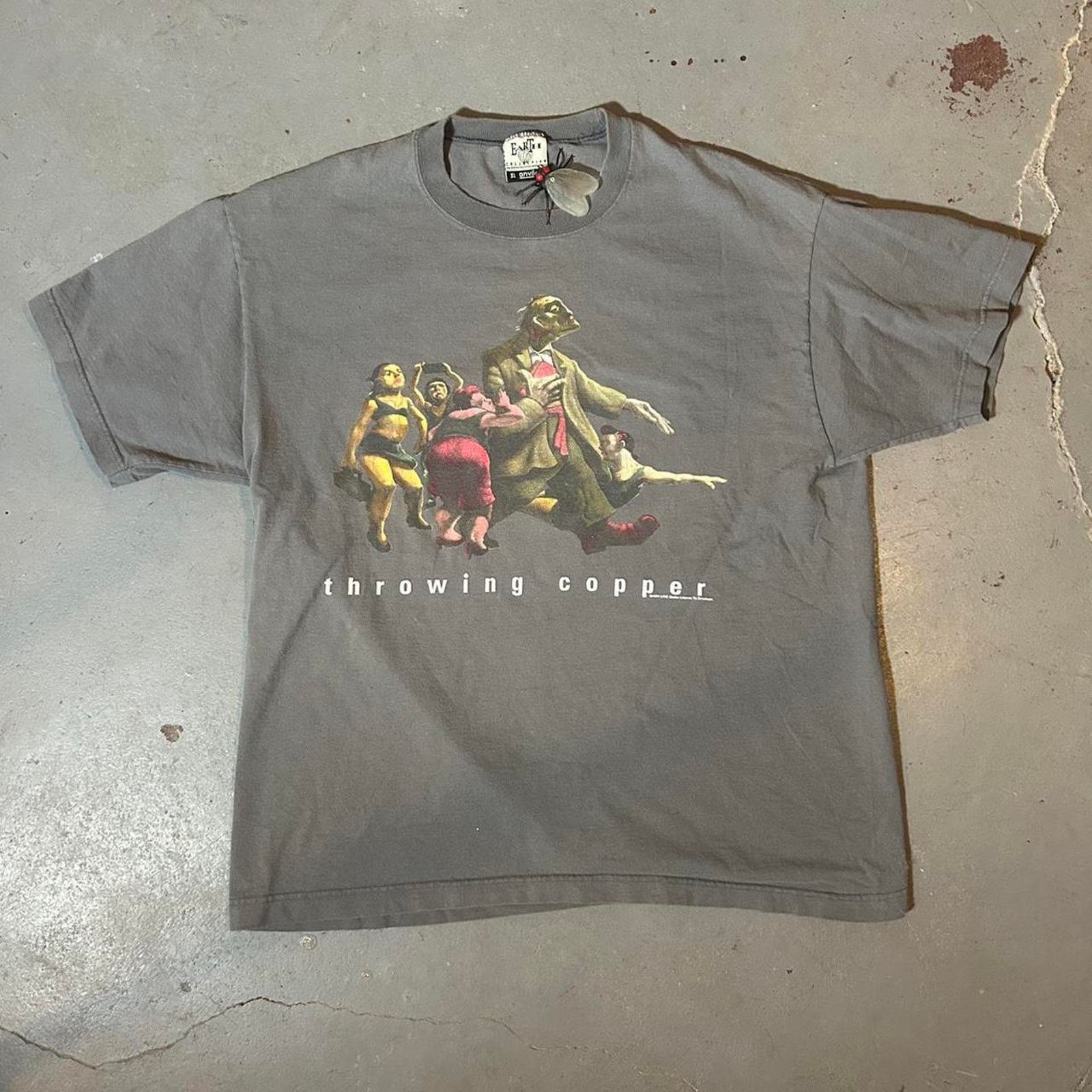 Star Wars 90s 1995 throwing copper band tee shirt Size US XL / EU 56 / 4 - 1 Thumbnail