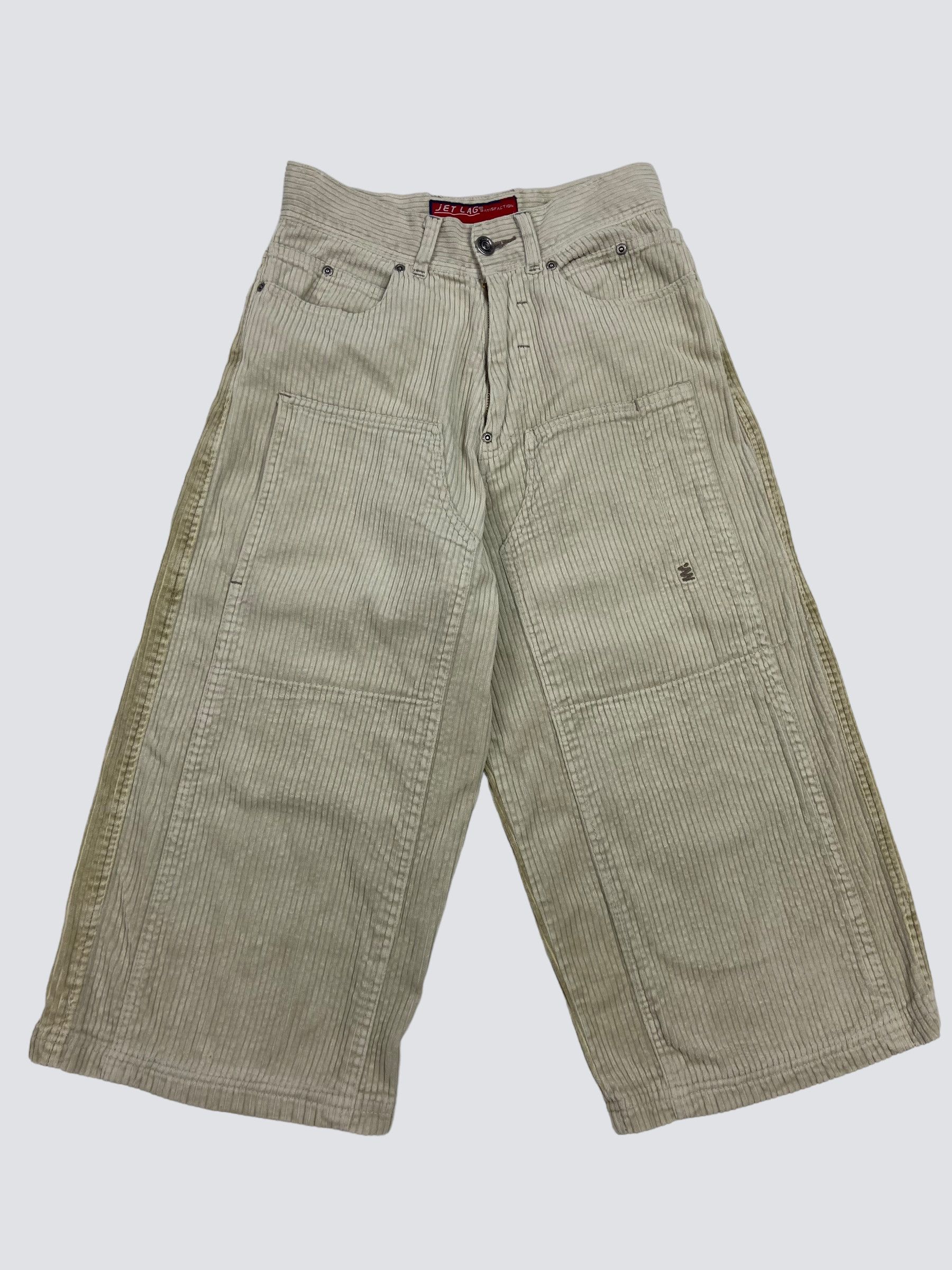 Jet Lag JETLAG CORDUROY BERMUDA BAGGY DOUBLE KNEE SHORTS 90s № 3008 Size US 30 / EU 46 - 3 Thumbnail