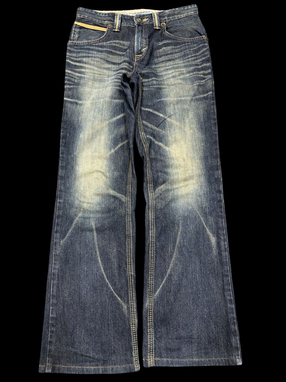 Edwin 💥Flare💥Edwin Stone Mudwash Insane Fades Denim F656 Size US 30 / EU 46 - 2 Thumbnail
