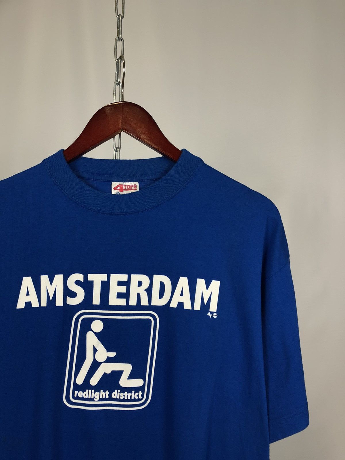 Vintage Vintage T-shirts Amsterdam 90s sex logo Size US XL / EU 56 / 4 - 2 Thumbnail