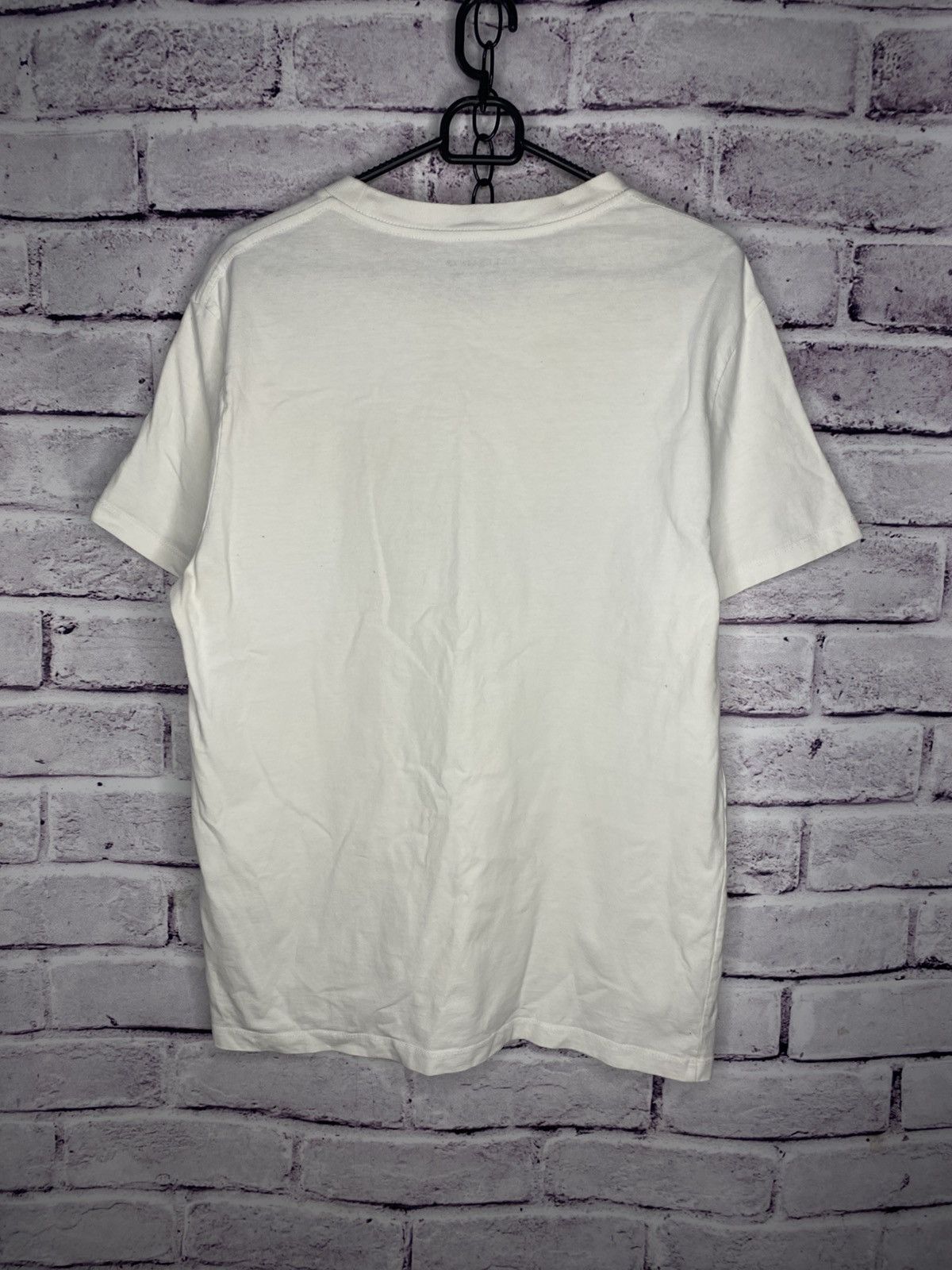 Allsaints Mens Vintage Allsaints Japanese Double Logo White T- Shirt Size US M / EU 48-50 / 2 - 10 Thumbnail