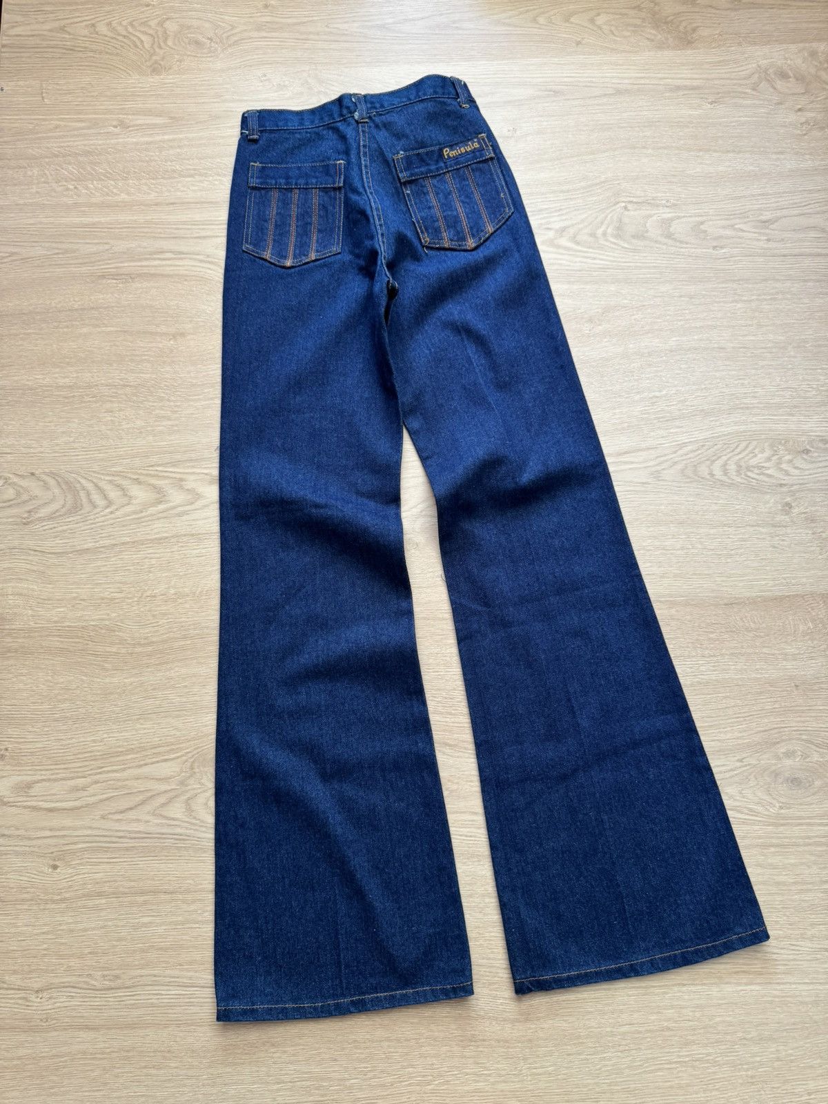 HippyTree Vintage 60-70’s Penisula Women’s Hippie Baggy Denim Jeans Size 28" / US 6 / IT 42 - 3 Thumbnail