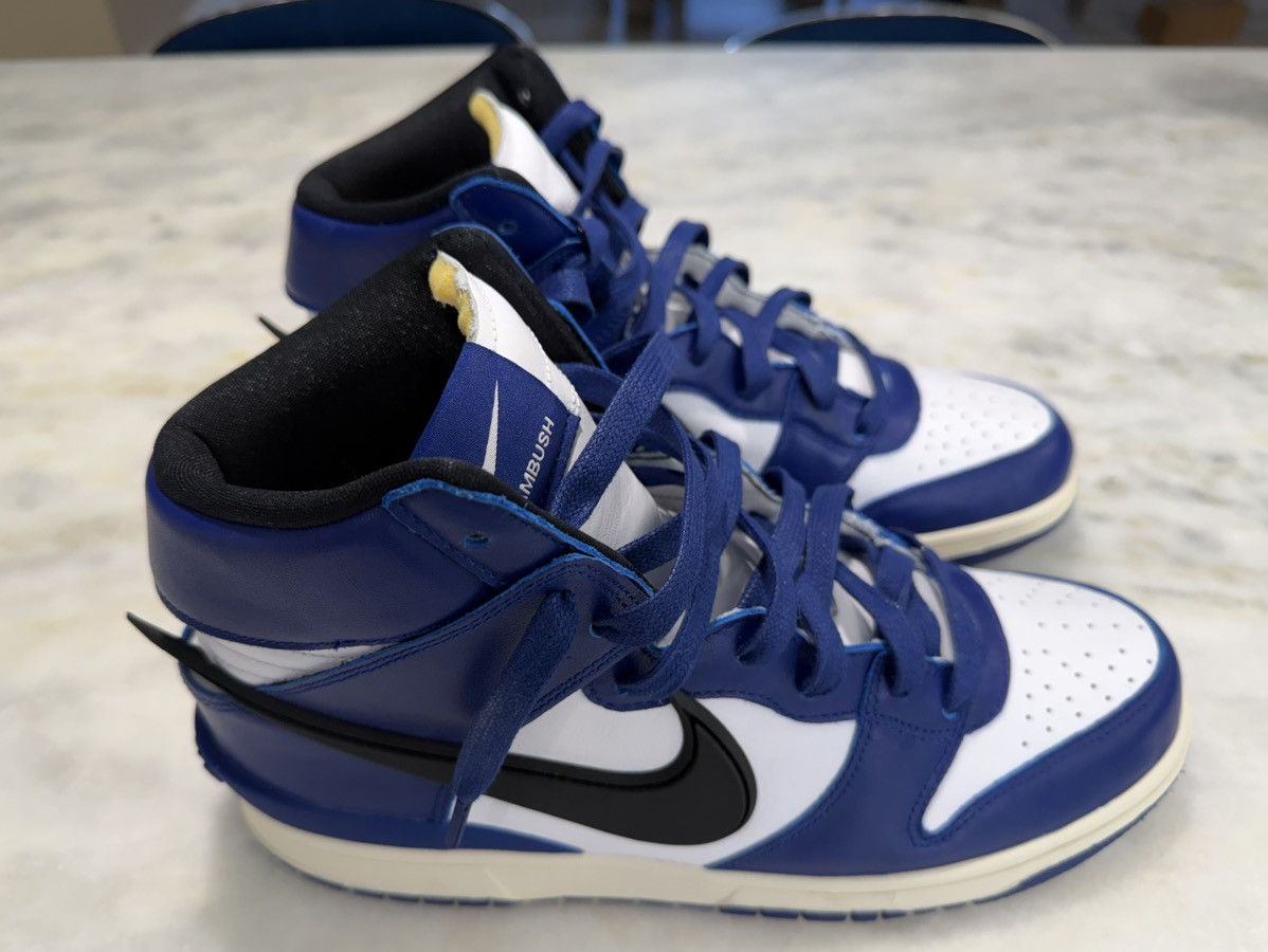 Nike AMBUSH x Nike Dunk High Deep Royal Size 10 Size US 10 / EU 43 - 4 Thumbnail