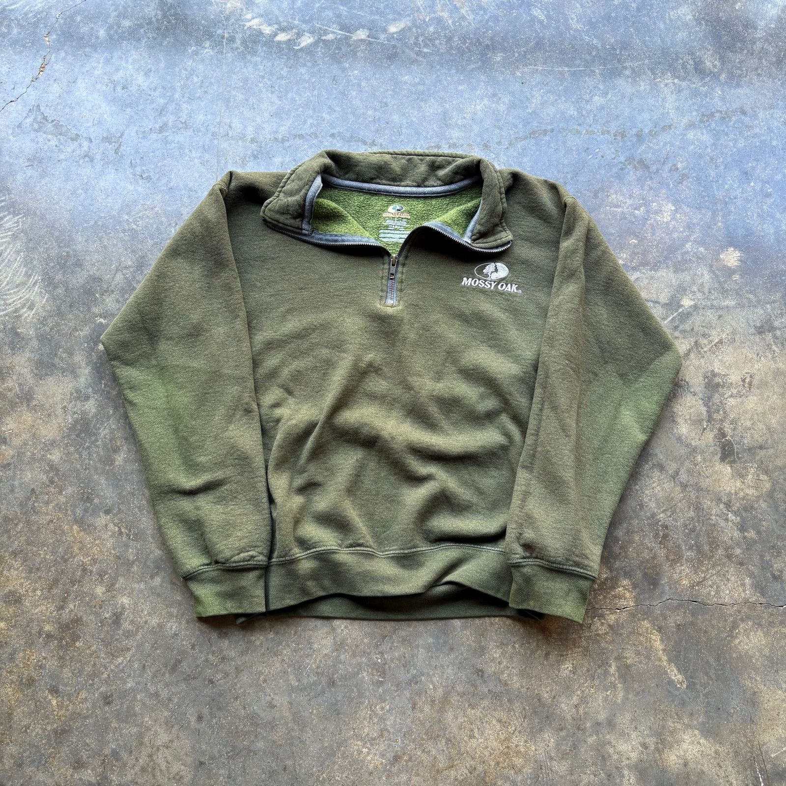 Mossy Oaks Vintage Y2K Mossy Oaks Quarter Zip Sweatshirt Size US S / EU 44-46 / 1 - 1 Thumbnail