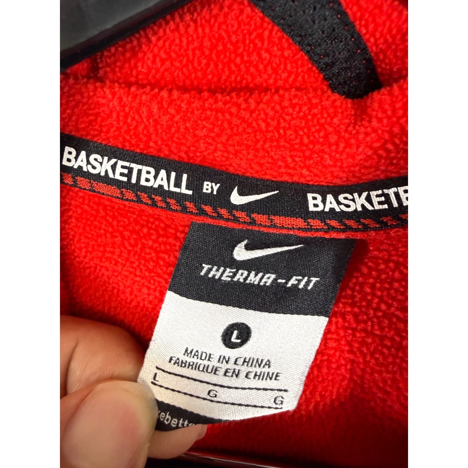 Nike Nike Elite Basketball Hoodie Mens L Red Therma Fit Drawstring Pullover Size US L / EU 52-54 / 3 - 7 Thumbnail
