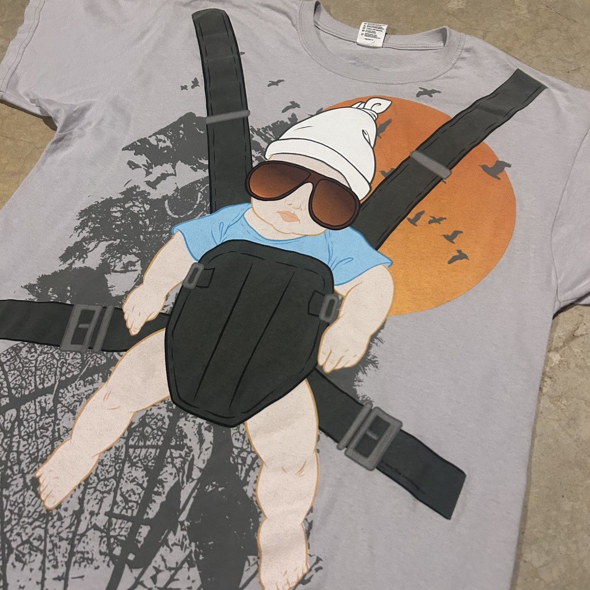 Vintage Vintage The Hangover Baby Movie Promo Tee Rare Size US XL / EU 56 / 4 - 3 Thumbnail