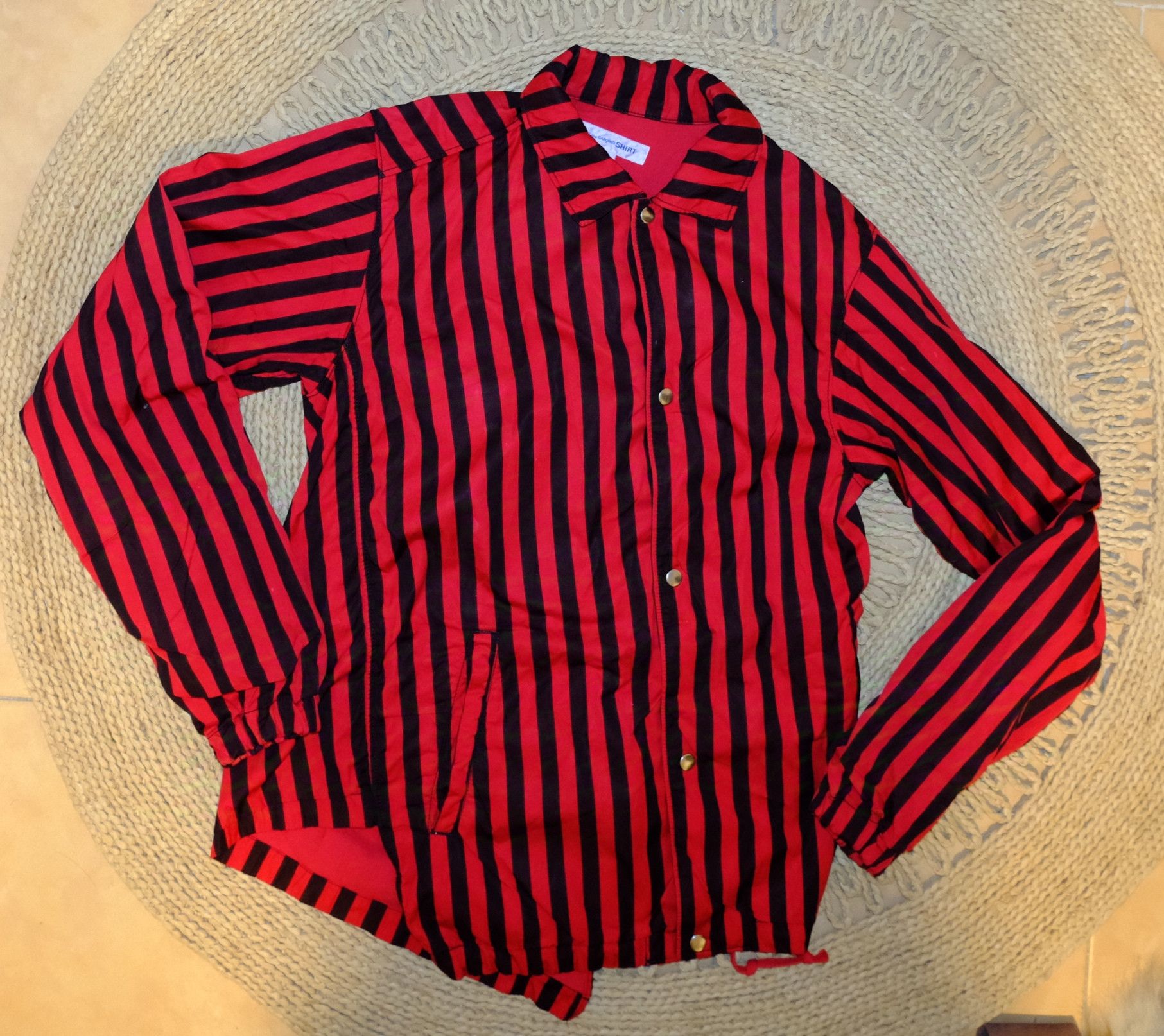Comme des Garcons Comme des garçons striped red jacket Size US M / EU 48-50 / 2 - 1 Thumbnail