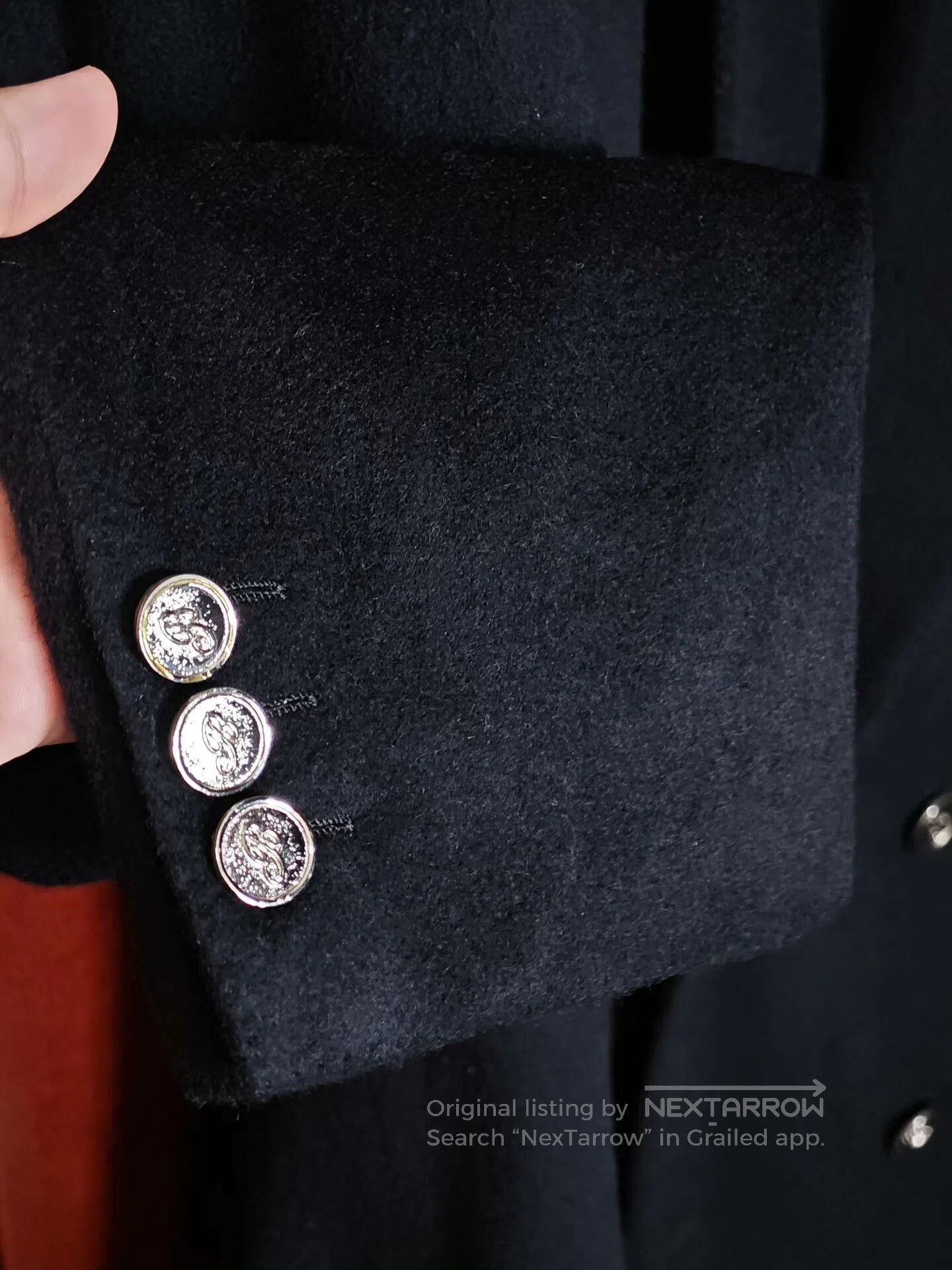 Belvest Italian Wool Cashmere Double-Breasted Suit. Size US S / EU 44-46 / 1 - 4 Thumbnail