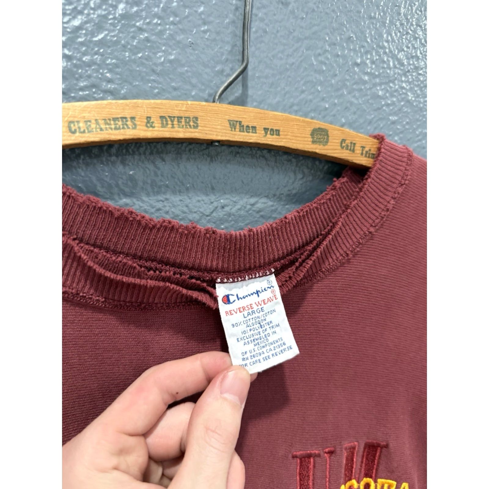Champion VINTAGE Champion Reverse Weave Sweatshirt University Of Minnesota Red L Mens 90s Pullover Size US L / EU 52-54 / 3 - 2 Thumbnail