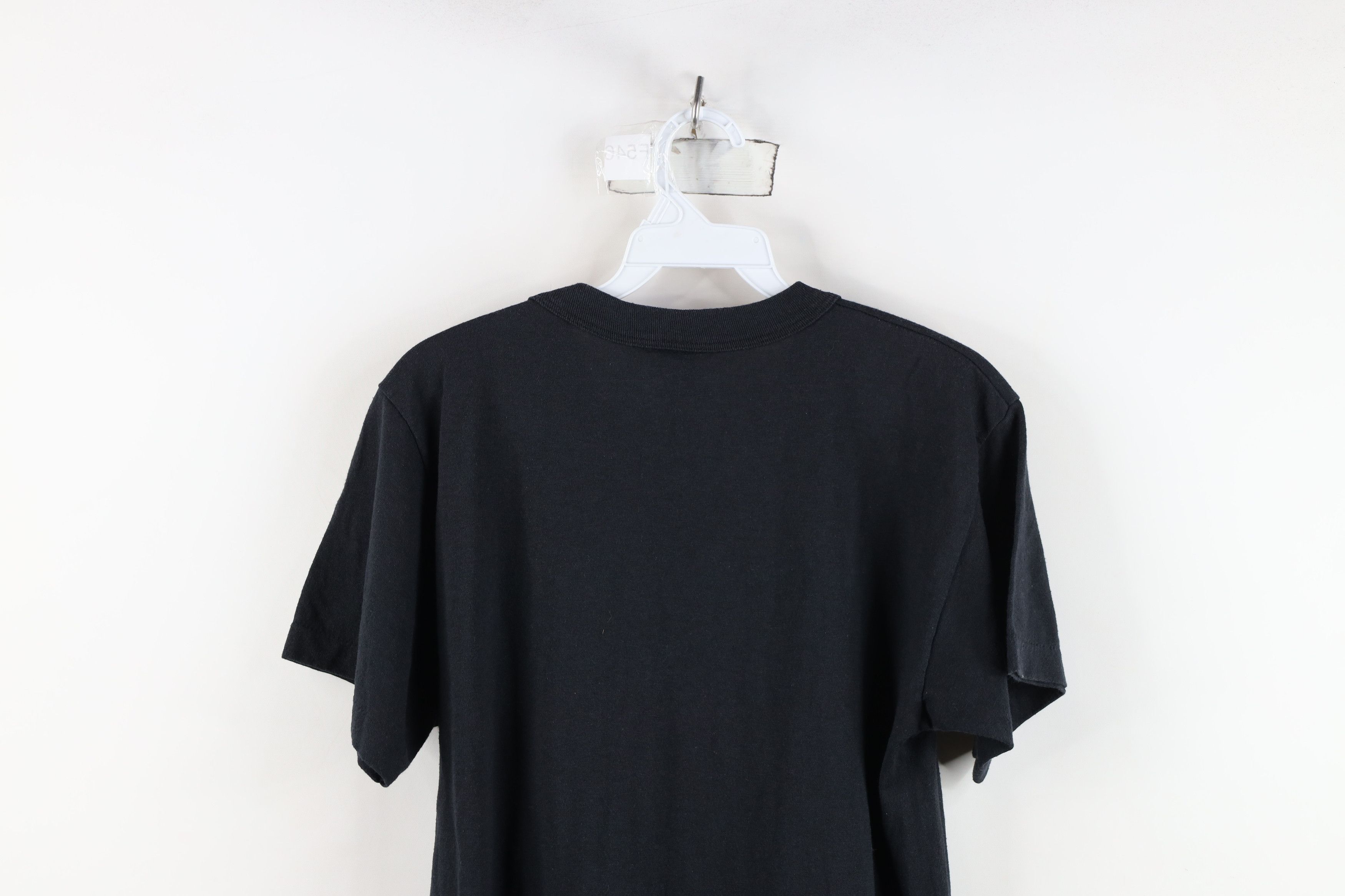 Vintage Vintage 70s Streetwear Thin Short Sleeve T-Shirt Black USA Size US M / EU 48-50 / 2 - 10 Thumbnail