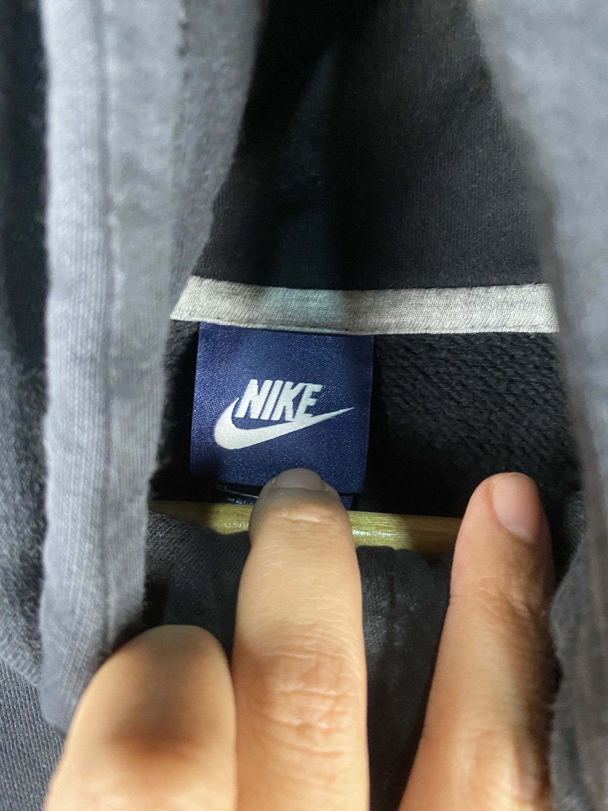 Nike Vintage Nike Essential Zipper Hoodie Size US XL / EU 56 / 4 - 7 Thumbnail