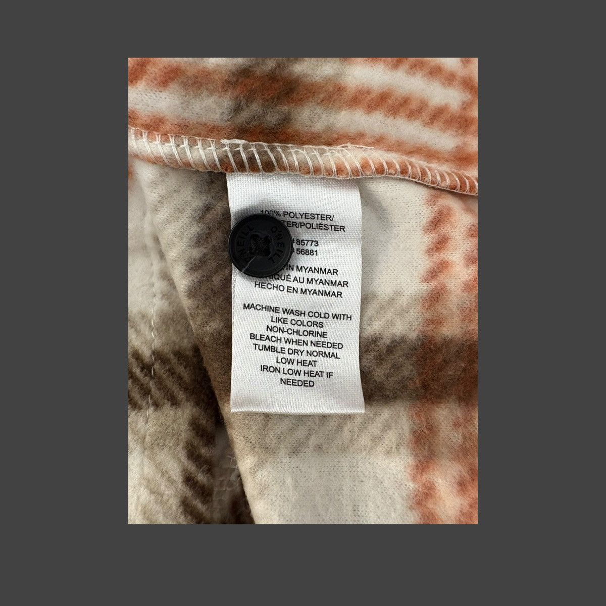 O'Neill O’Niell Men’s Icecap Super Fleece Brown Shirt Jacket Sz L Size US L / EU 52-54 / 3 - 12 Thumbnail