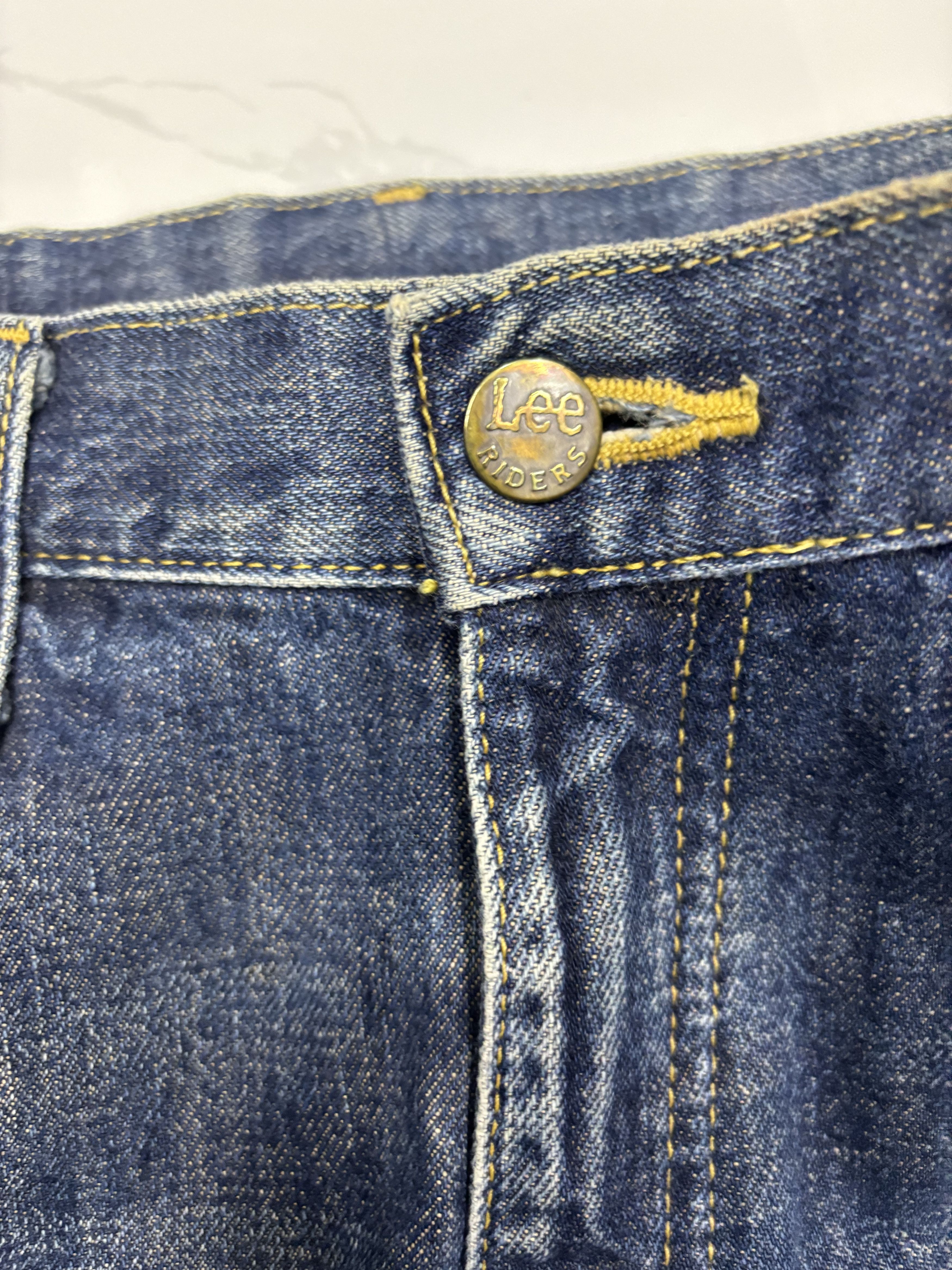 Hysteric Glamour FLARE‼️80s VINTAGE LEE RIDERS DISTRESS DENIM FLARE JEANS Size US 31 - 13 Thumbnail