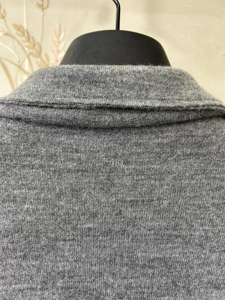 The Row The Row High-End Gray Belted Wool Coat Size L / US 10 / IT 46 - 7 Thumbnail
