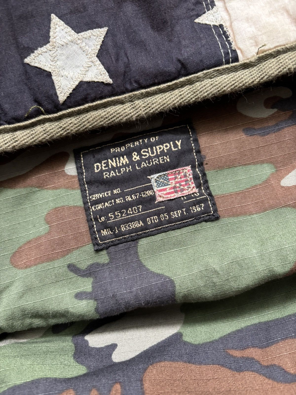 Denim & Supply Ralph Lauren Ralph Lauren Stars And Stripes Camouflage Military Bag Size ONE SIZE - 6 Thumbnail
