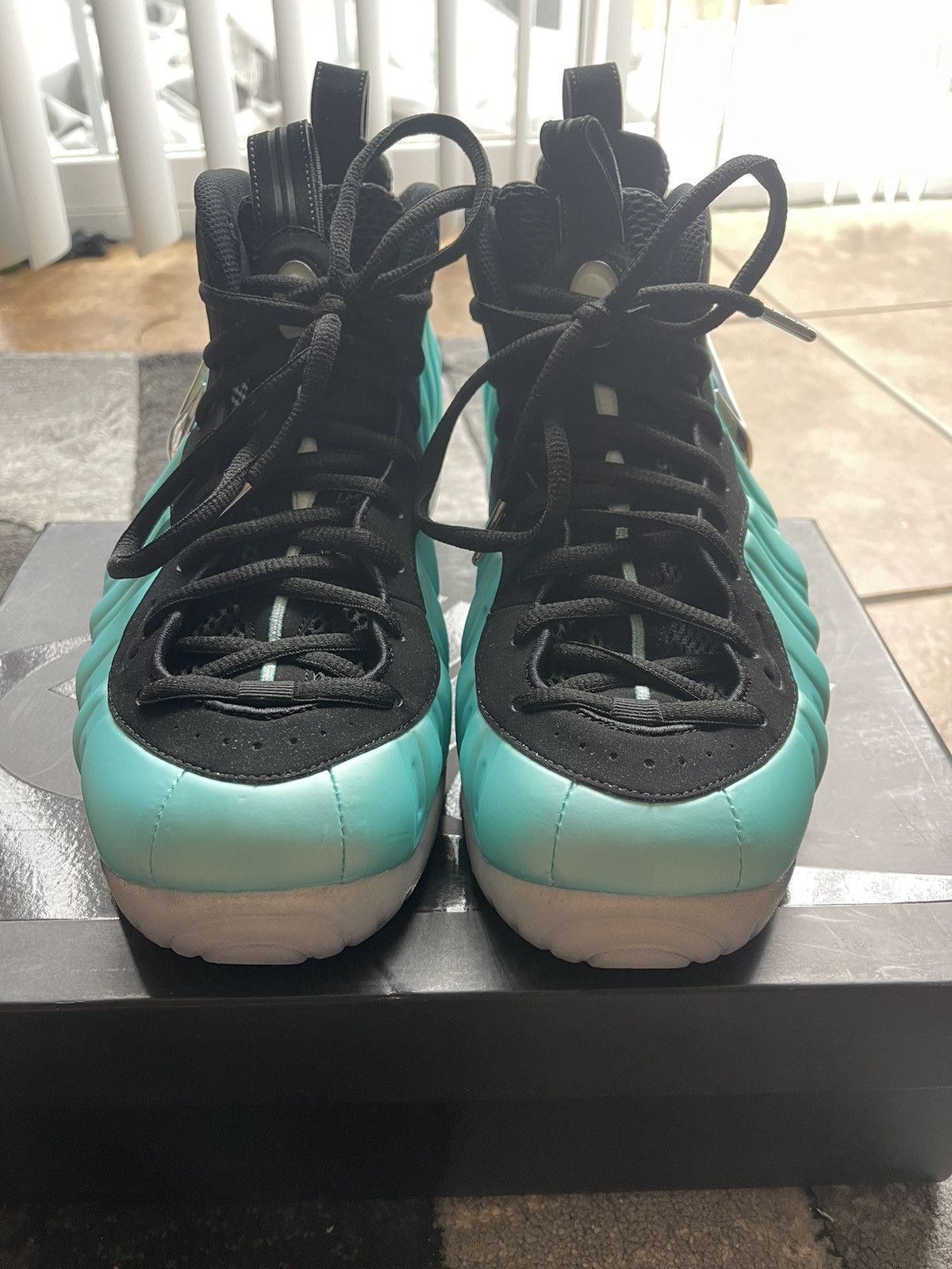 Nike 2017 Air Nike Foamposite Pro Island Green Size US 12 / EU 45 - 4 Thumbnail