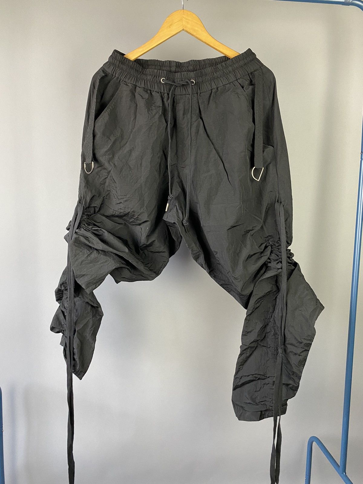 D.Gnak By Kang.D × Japanese Brand DGNAK Black Tactical Drawstring Pants | Size 32 Size US 32 / EU 48 - 1 Thumbnail