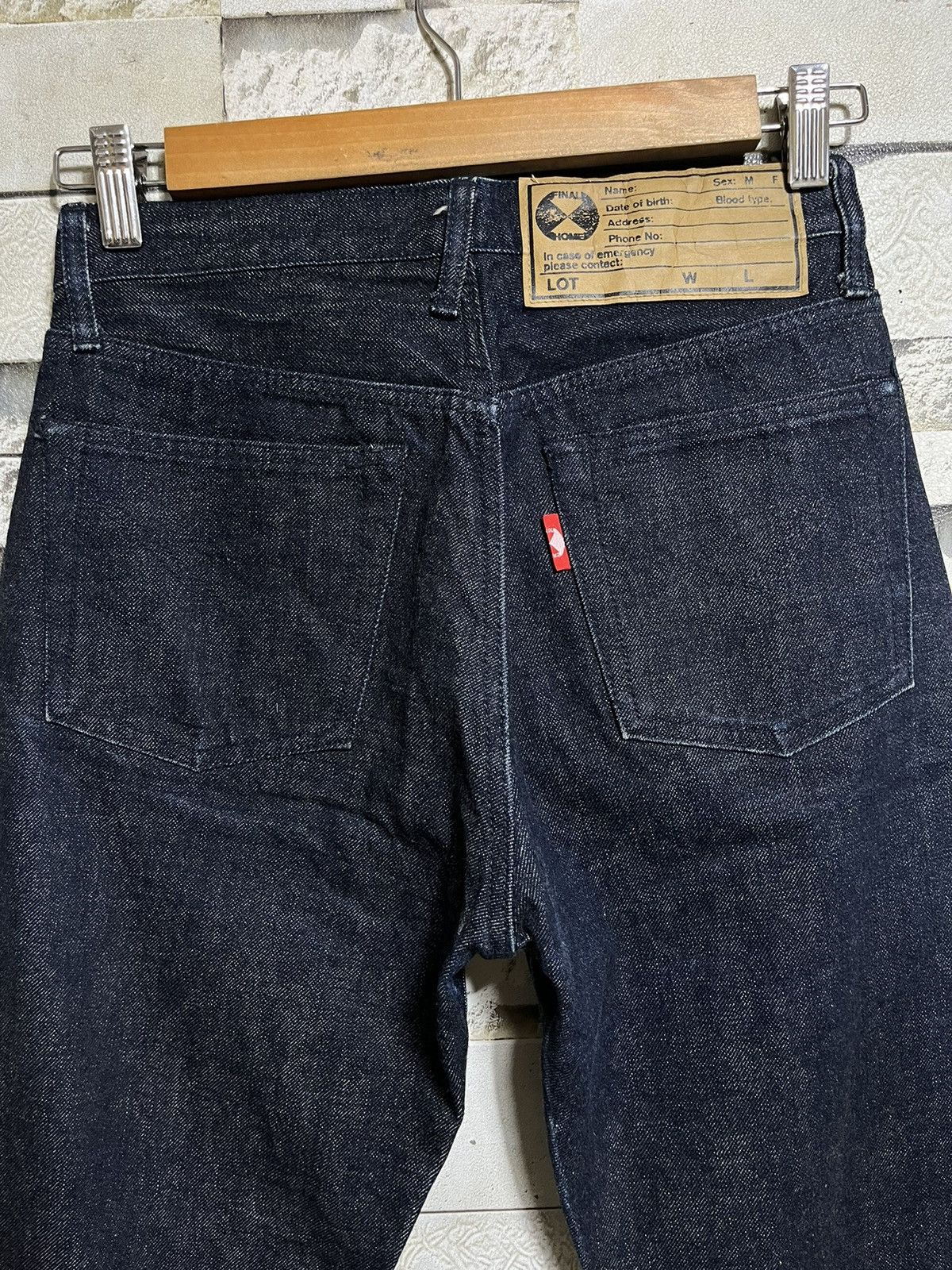 Final Home FINAL HOME SELVEDGE JAPAN RAW DENIM PANTS WOMENS Size 28" / US 6 / IT 42 - 7 Thumbnail
