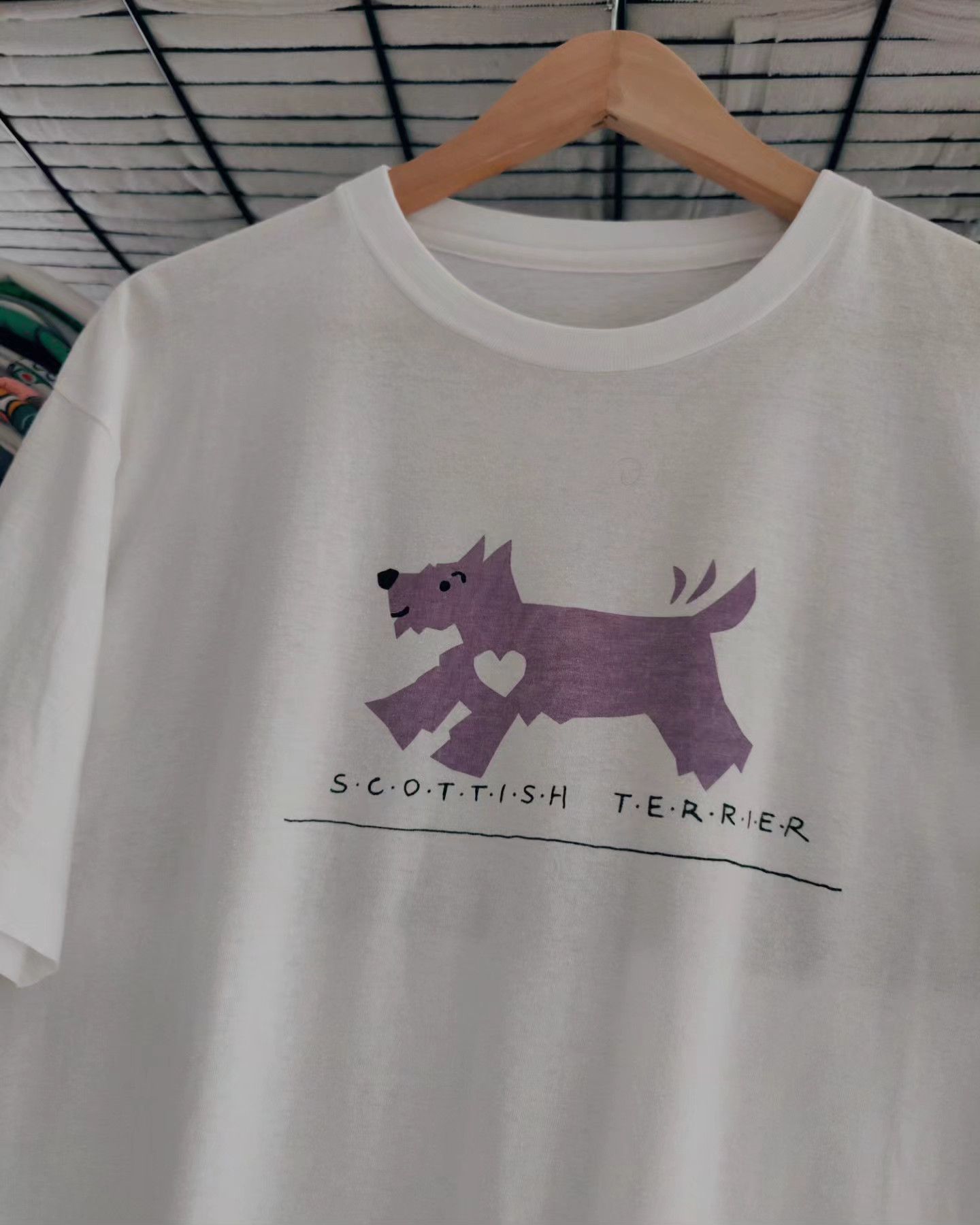 Vintage vintage 90s - Scottish Terrier 🐶 Size US L / EU 52-54 / 3 - 2 Thumbnail
