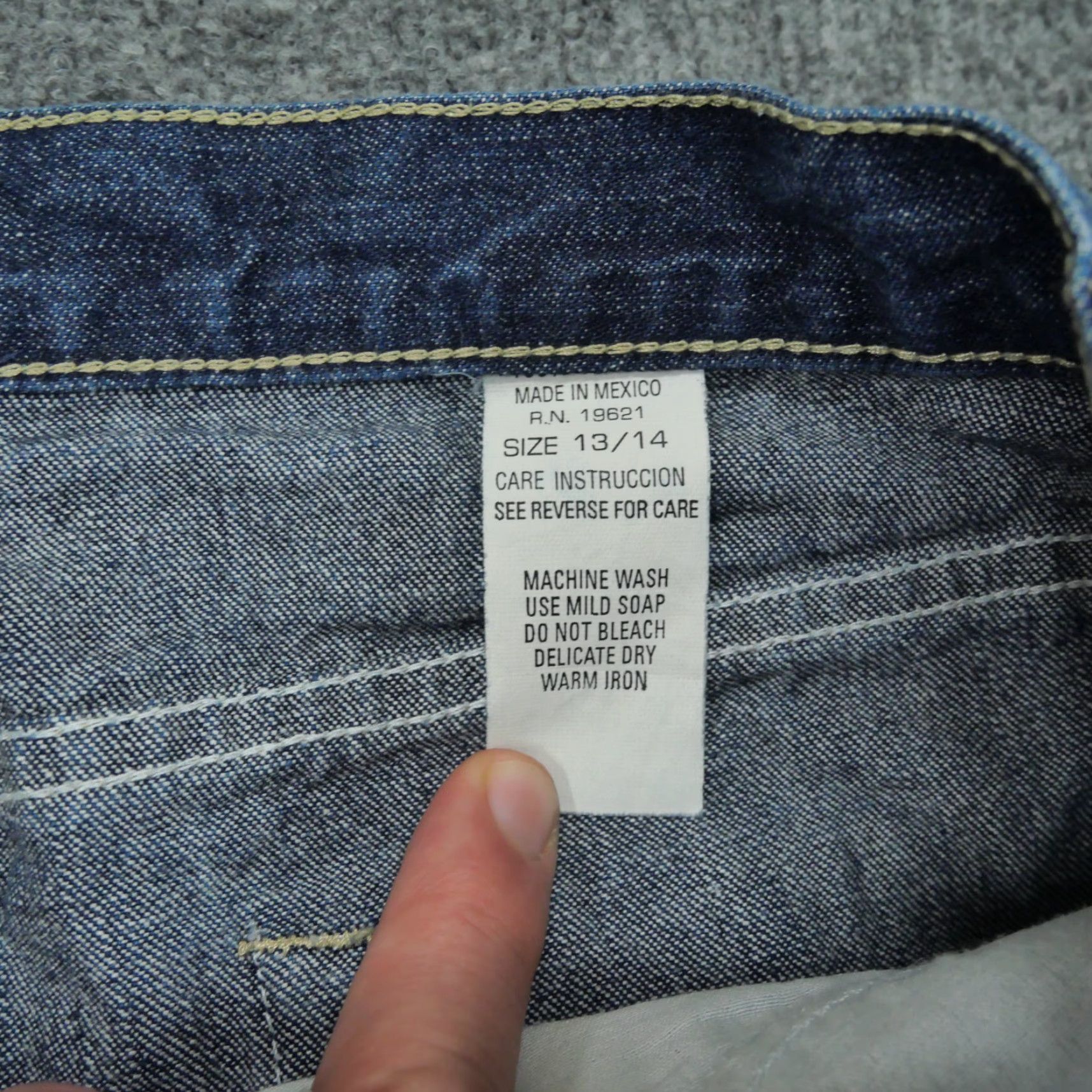 Vintage VINTAGE Goddess Jeans Womens 34x33 14 90s Y2K Blue Fade High Rise 5-Pocket Denim Straight Boys? Size 24" / US 00 / IT 34 - 4 Thumbnail