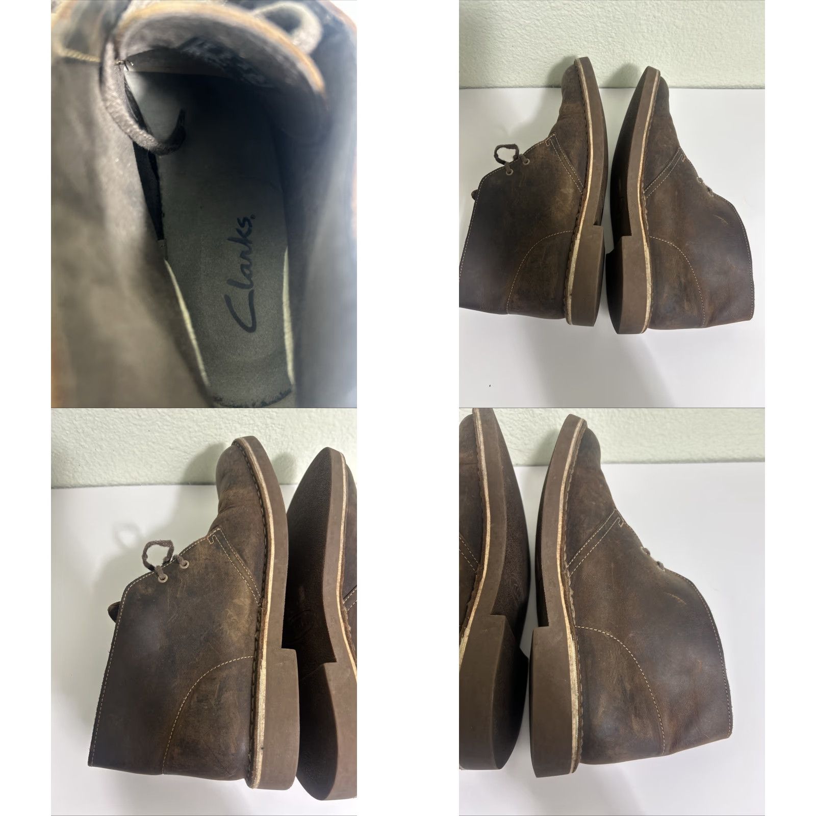 Clarks Clarks Desert Boot Men’s Brown Leather Mid Top Casual Fashion Boots Size 10 Brown Leather Desert Boot Mens 10 Shoes Size US M / EU 48-50 / 2 - 10 Thumbnail