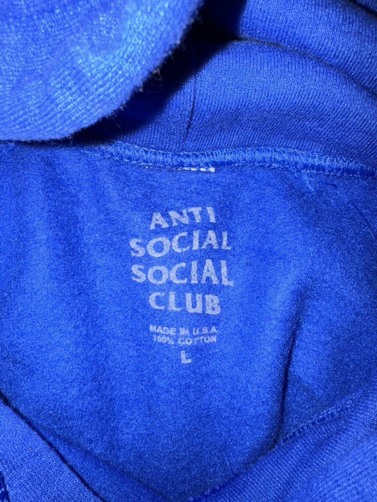 Anti Social Social Club Anti Social Social Club Hoodie Blue/Orange Size US L / EU 52-54 / 3 - 3 Thumbnail