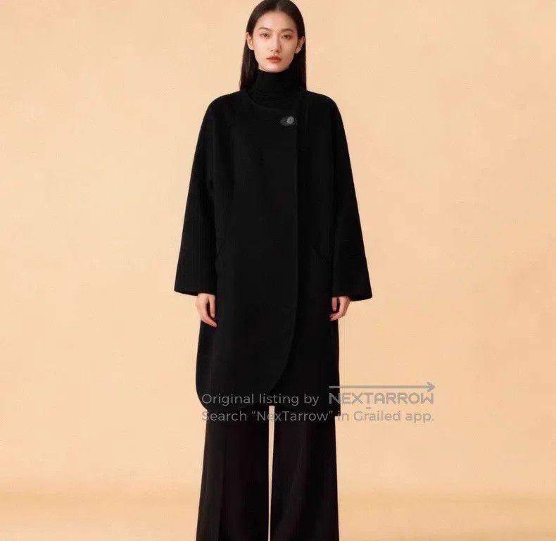 Hermes Hermes Black Cashmere Overcoat Size M / US 6-8 / IT 42-44 - 7 Thumbnail