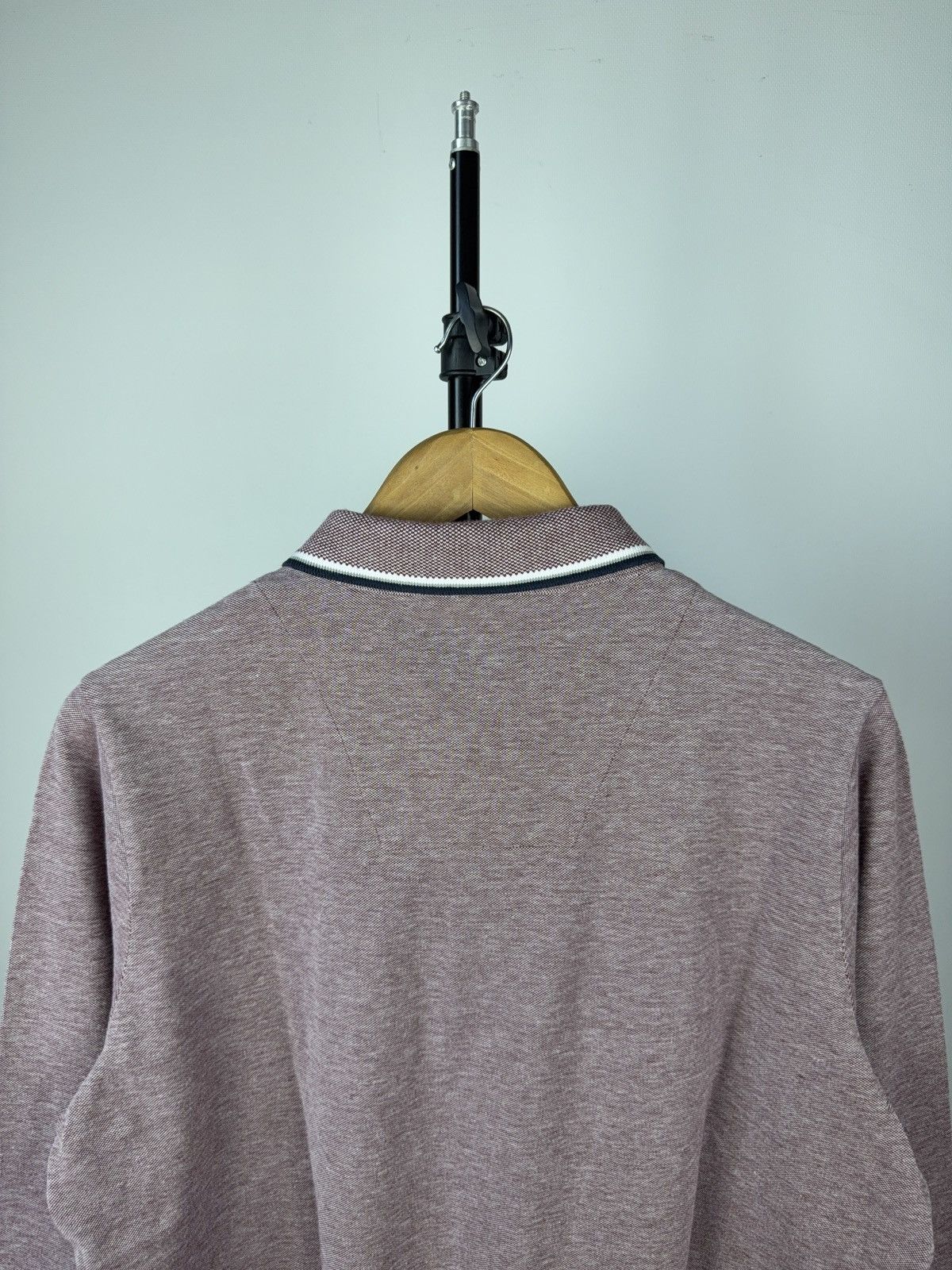 Cerruti 1881 × Designer Cerruti 1881 Blue Long Sleeve Polo Shirt – Size L-XL Size US L / EU 52-54 / 3 - 7 Thumbnail