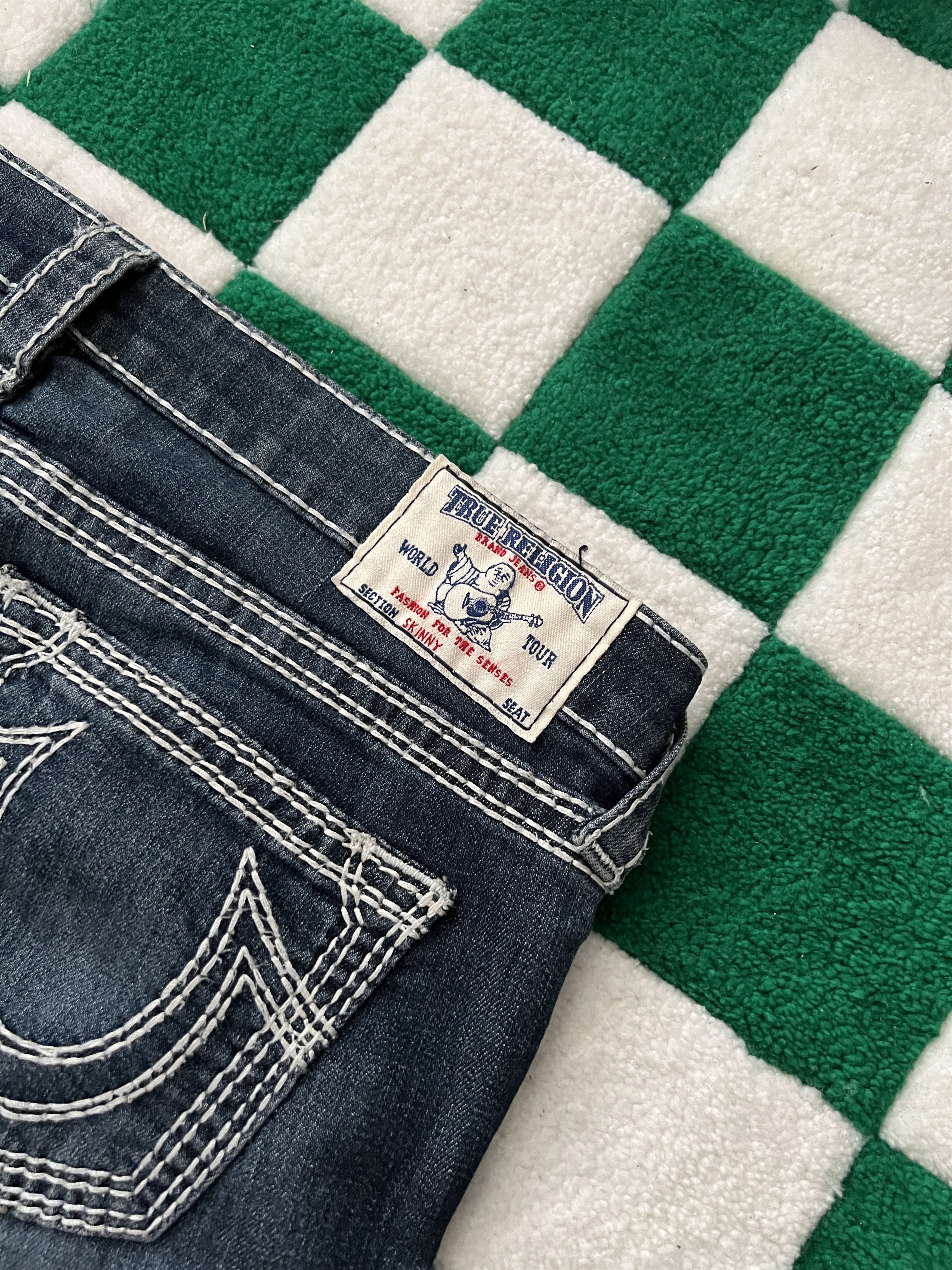 True Religion Vintage Y2K True Religion Skinny Slim Denim Jeans Size 30" / US 8 / IT 44 - 4 Thumbnail