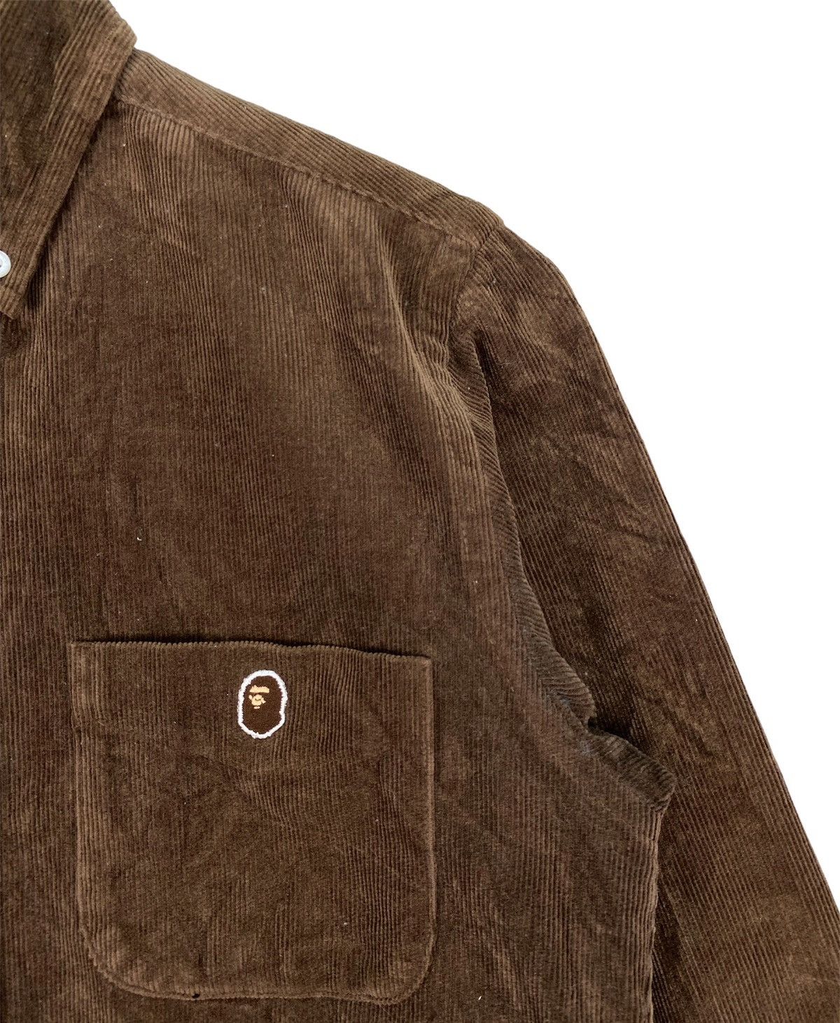 Bape Corduroy Button Up Shirt Size US S / EU 44-46 / 1 - 3 Thumbnail
