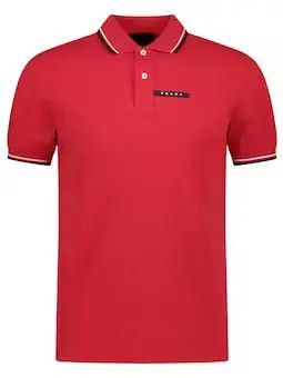 Designer × Luxury × Prada 💫💥00s Prada sport red tab polo shirt
