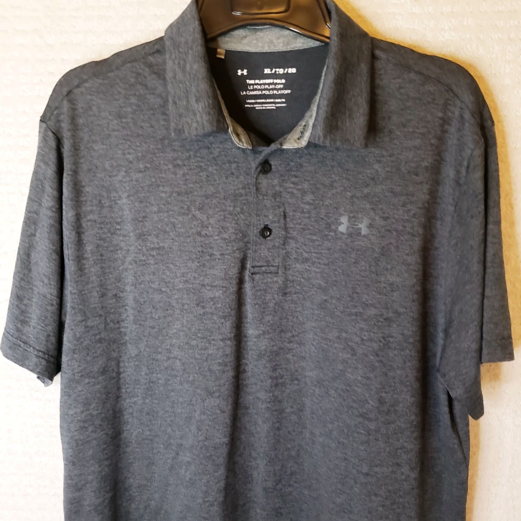 Under Armour Under Armour Shirt Mens XL The Playoff Polo Gray Short Sleeve Golf Performance Size US XL / EU 56 / 4 - 2 Thumbnail