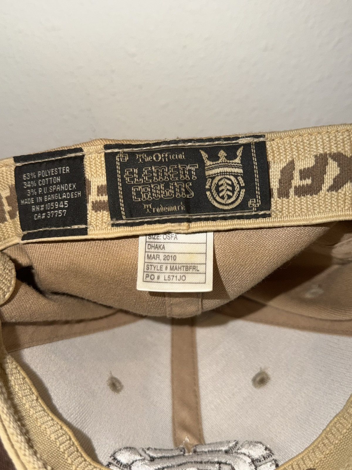Element Vintage Element Flexfit Logo Hat NWOT Size ONE SIZE - 5 Thumbnail